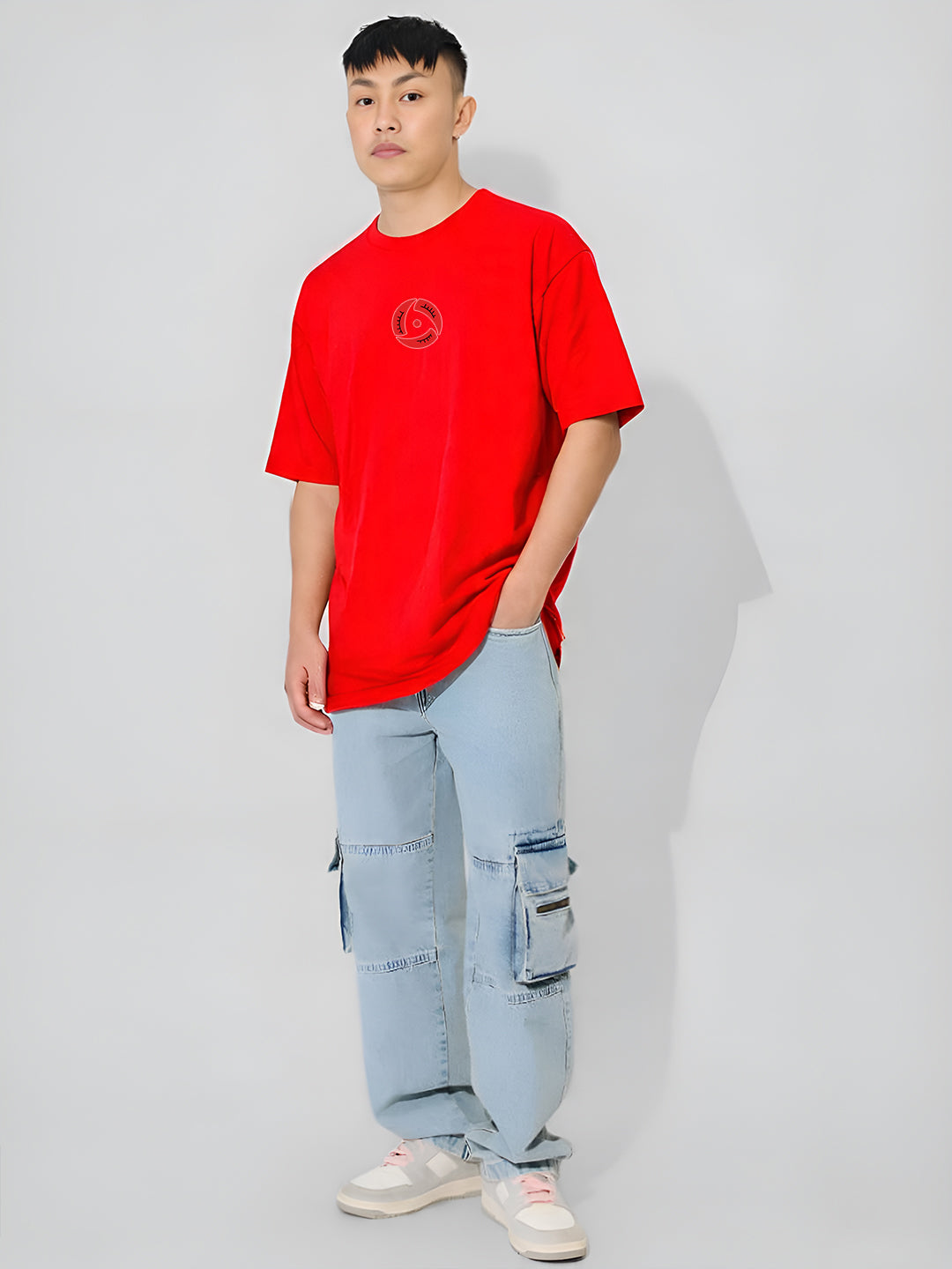 Fashionistaa Naruto Shippuden Itachi Uchiha Back Print T-Shirt
