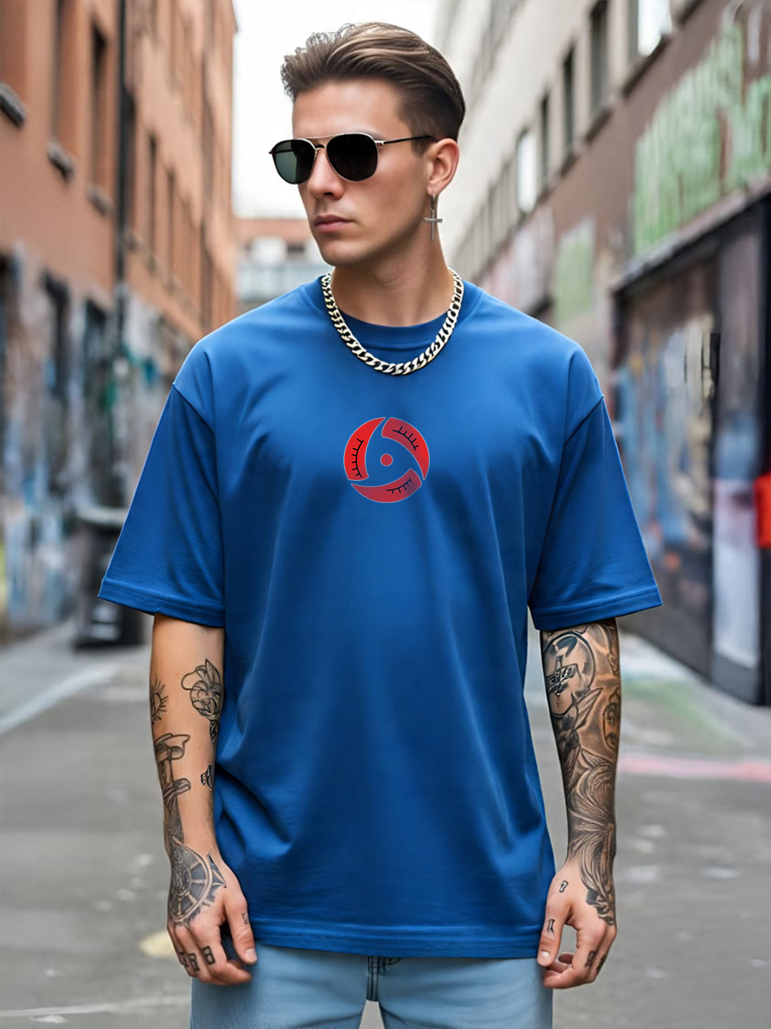 Fashionistaa Naruto Shippuden Itachi Uchiha Back Print T-Shirt