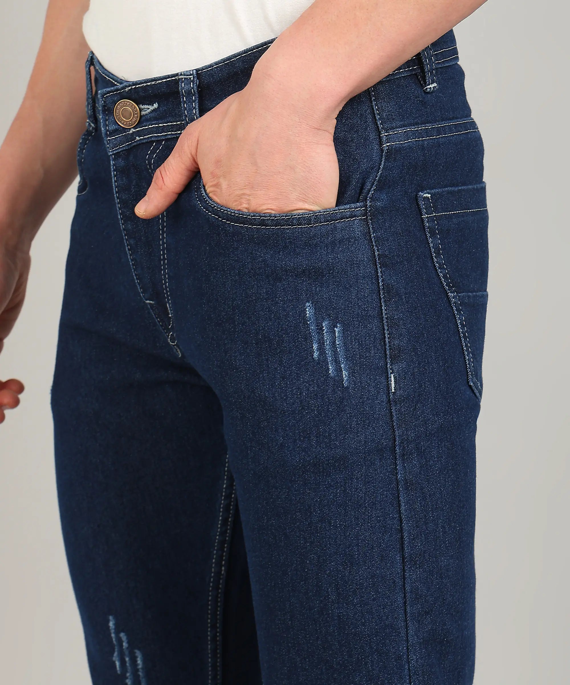 Fashionistaa  Relaxed fit Men Blue Jeans