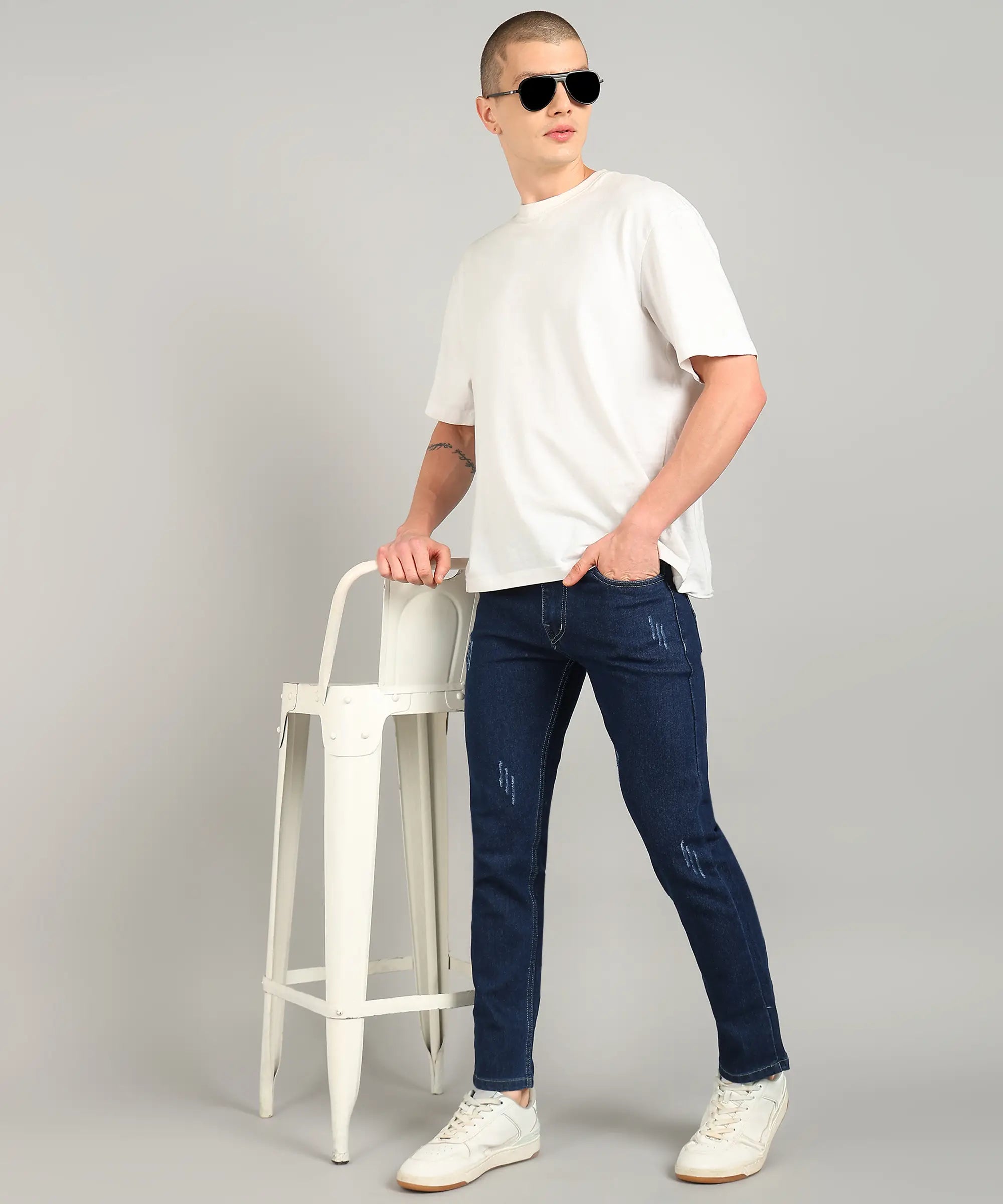 Fashionistaa  Relaxed fit Men Blue Jeans