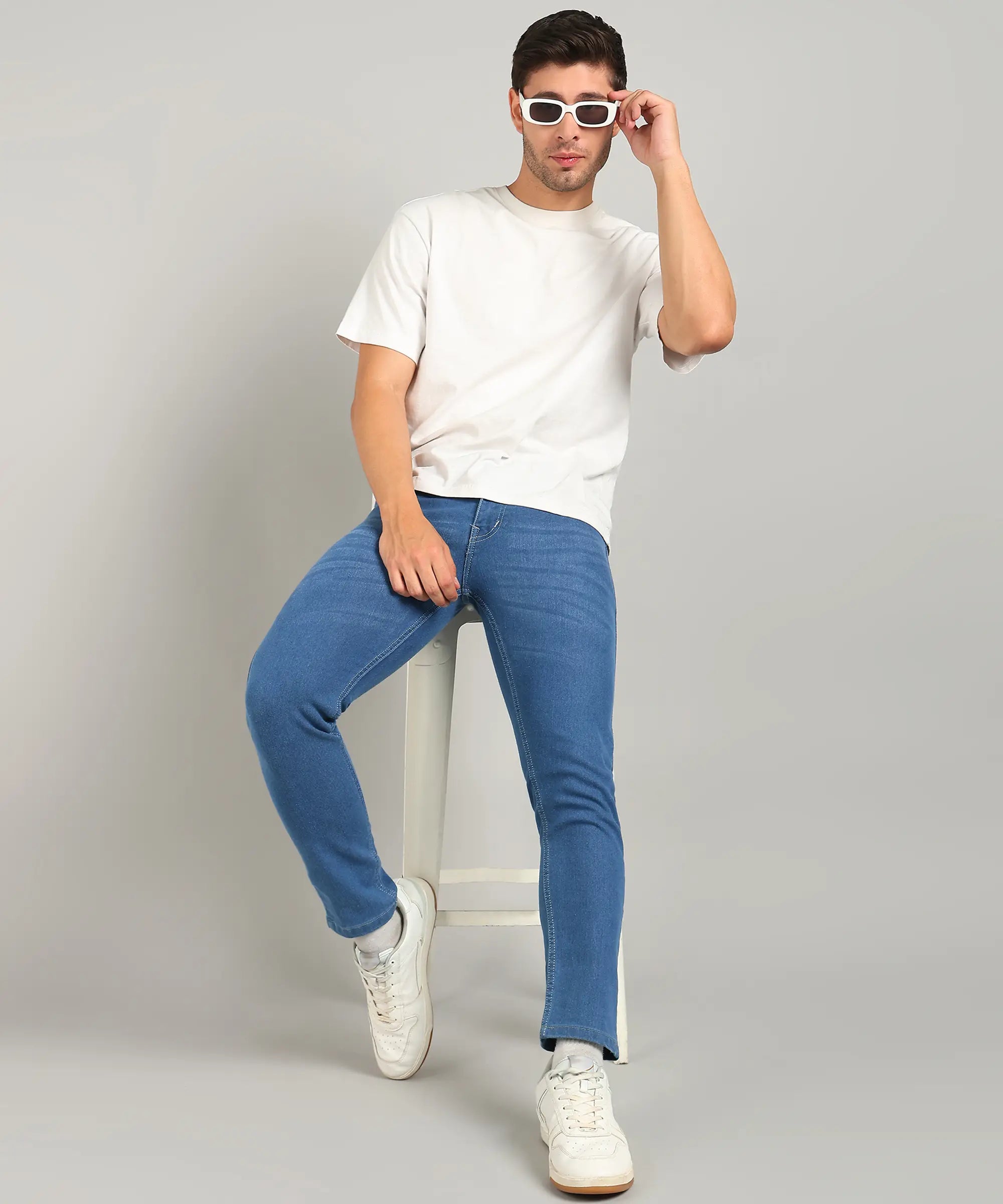 Fashionistaa  Relaxed Fit Men Blue Jeans
