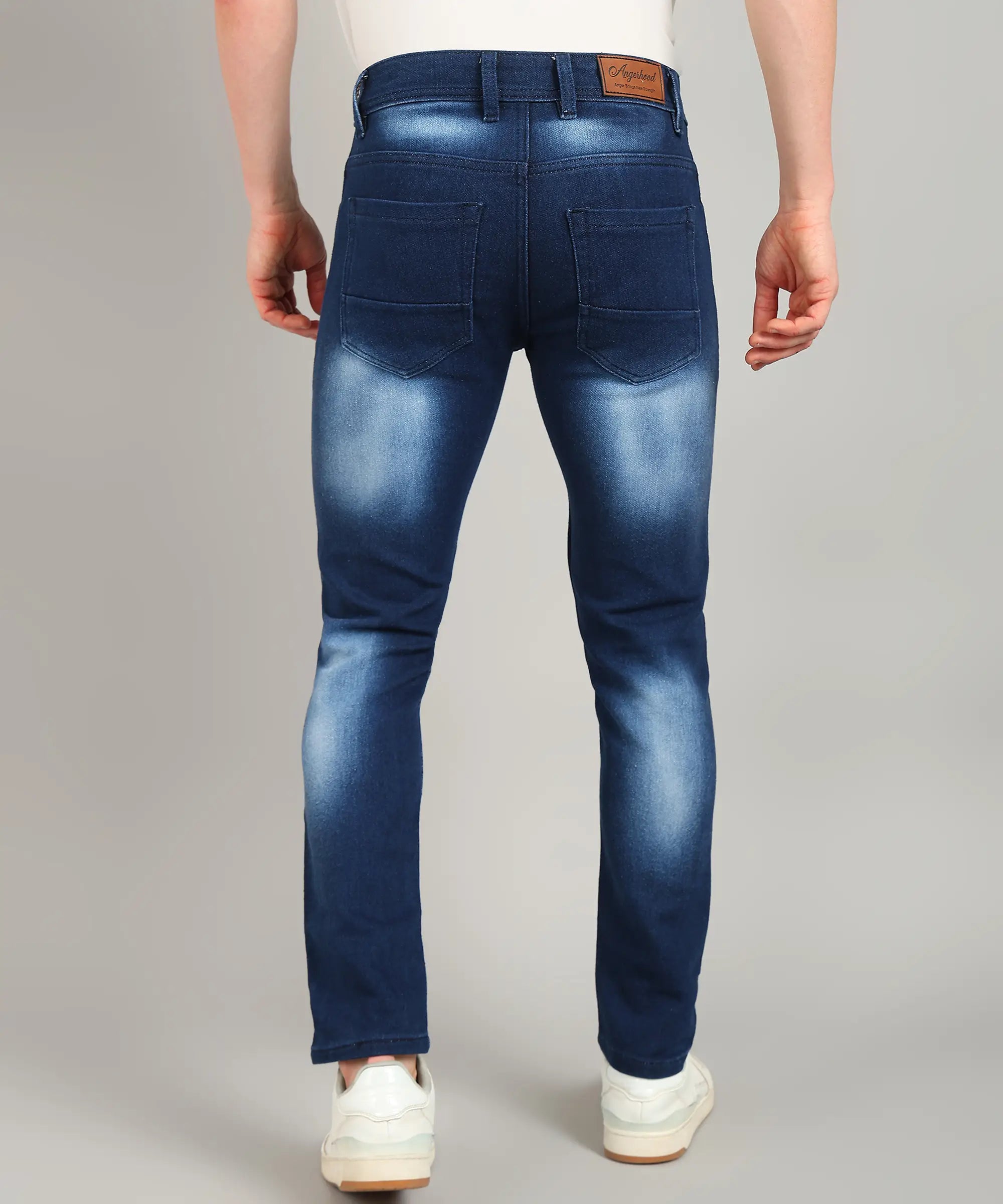 Fashionistaa  Relaxed Fit Men Blue Spray Jeans