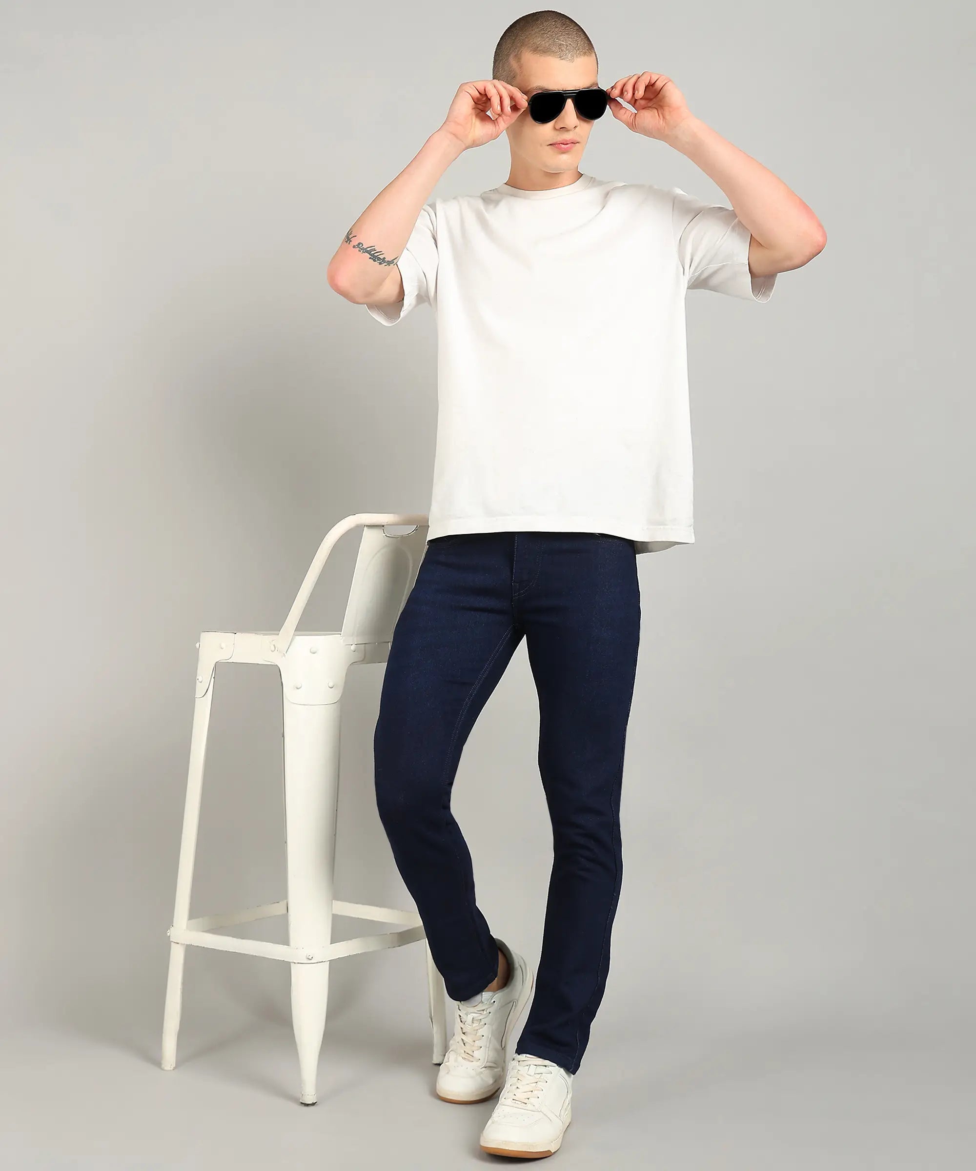 Fashionistaa Relaxed Fit Men Blue Jeans