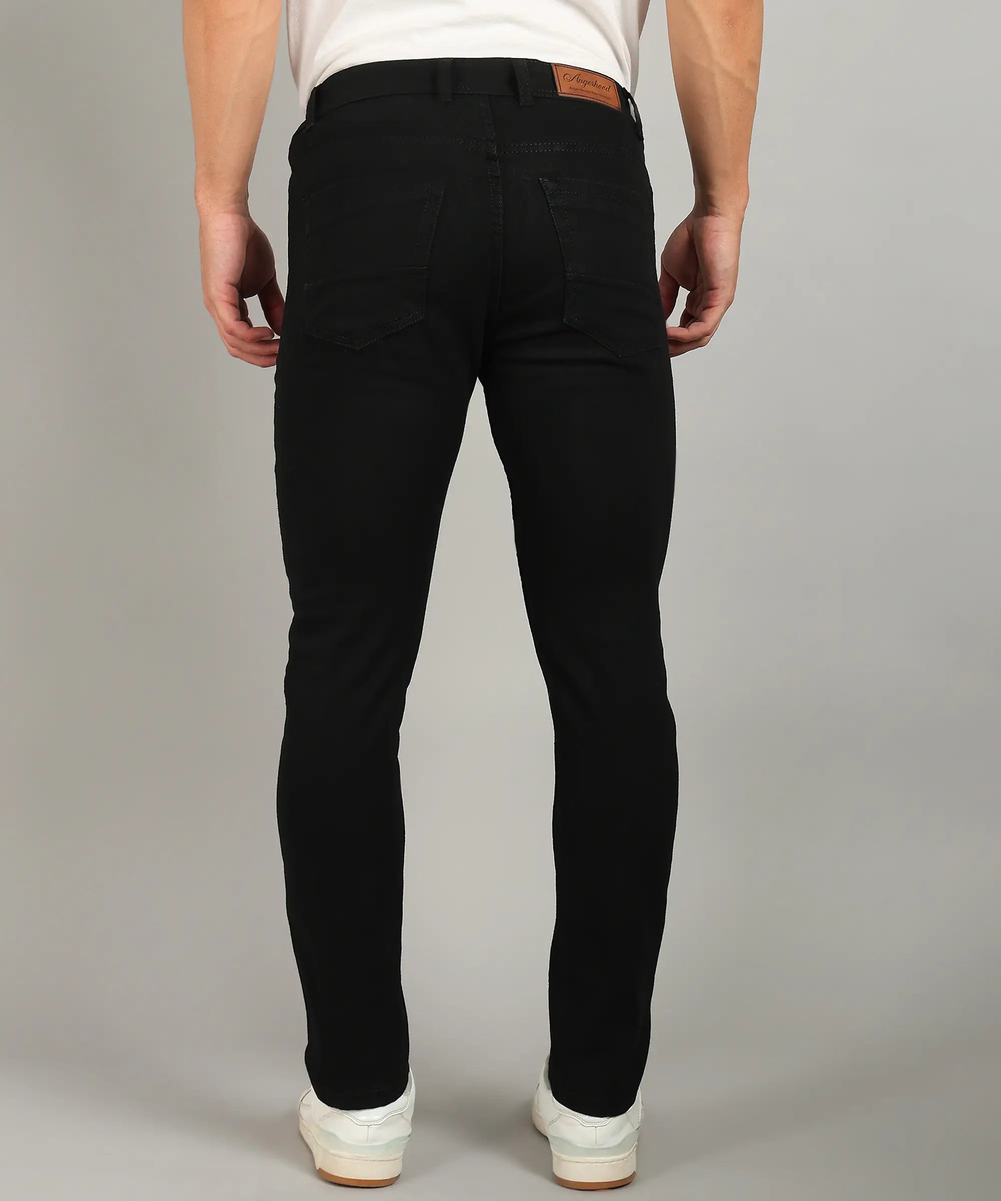 Fashionistaa Relaxed Fit Men Black Jeans
