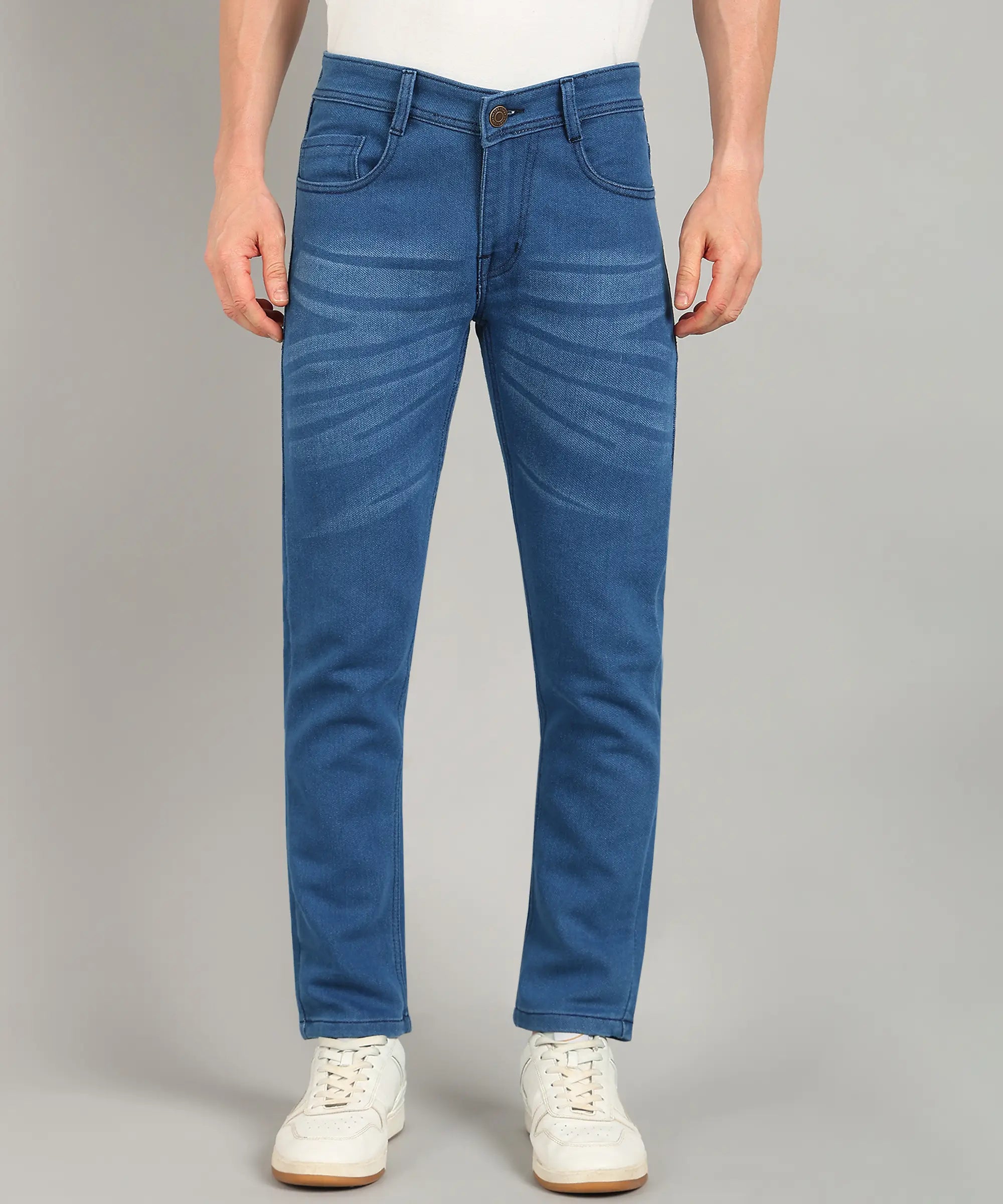 Fashionistaa Relaxed Fit Men Blue Jeans