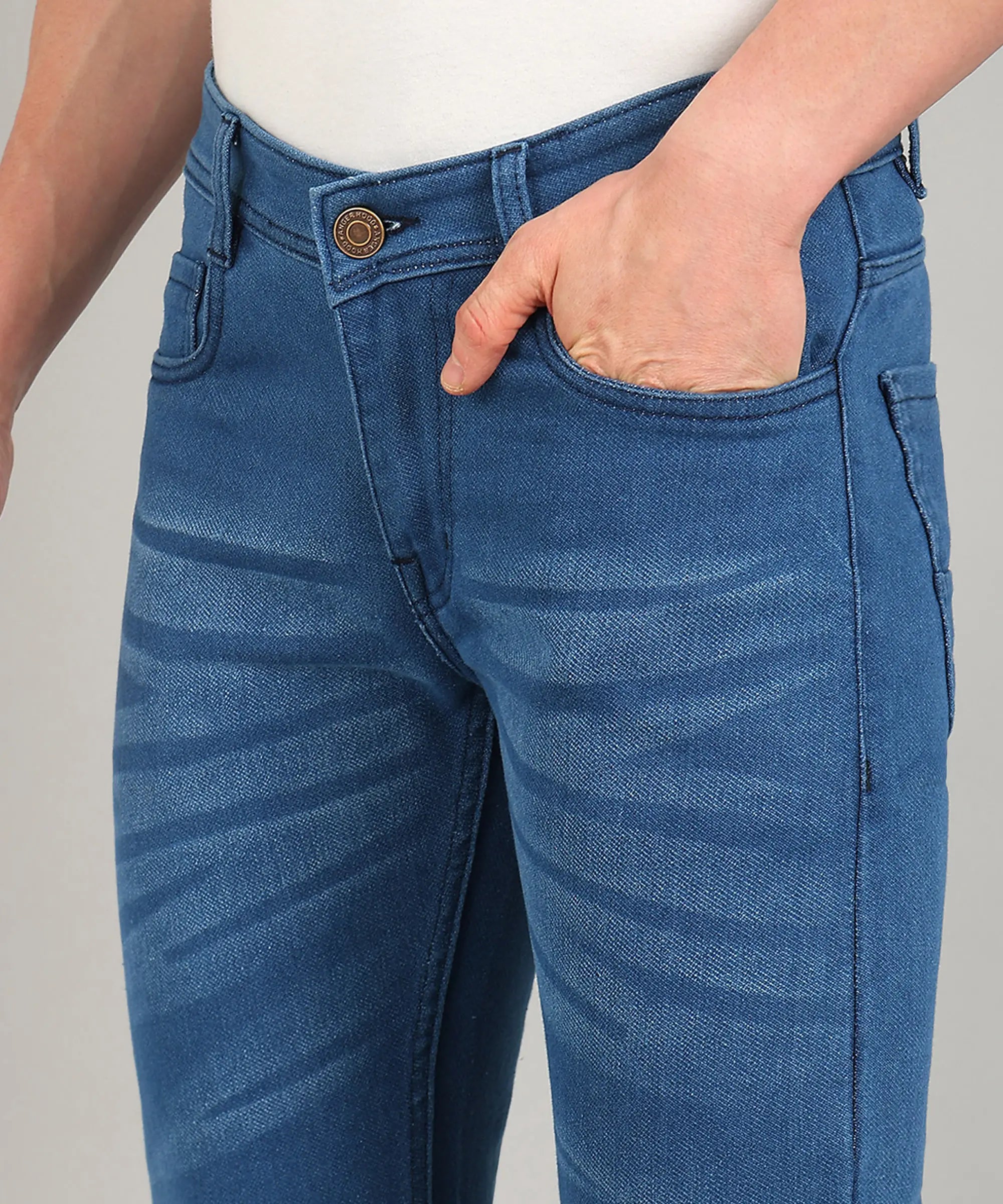 Fashionistaa Relaxed Fit Men Blue Jeans