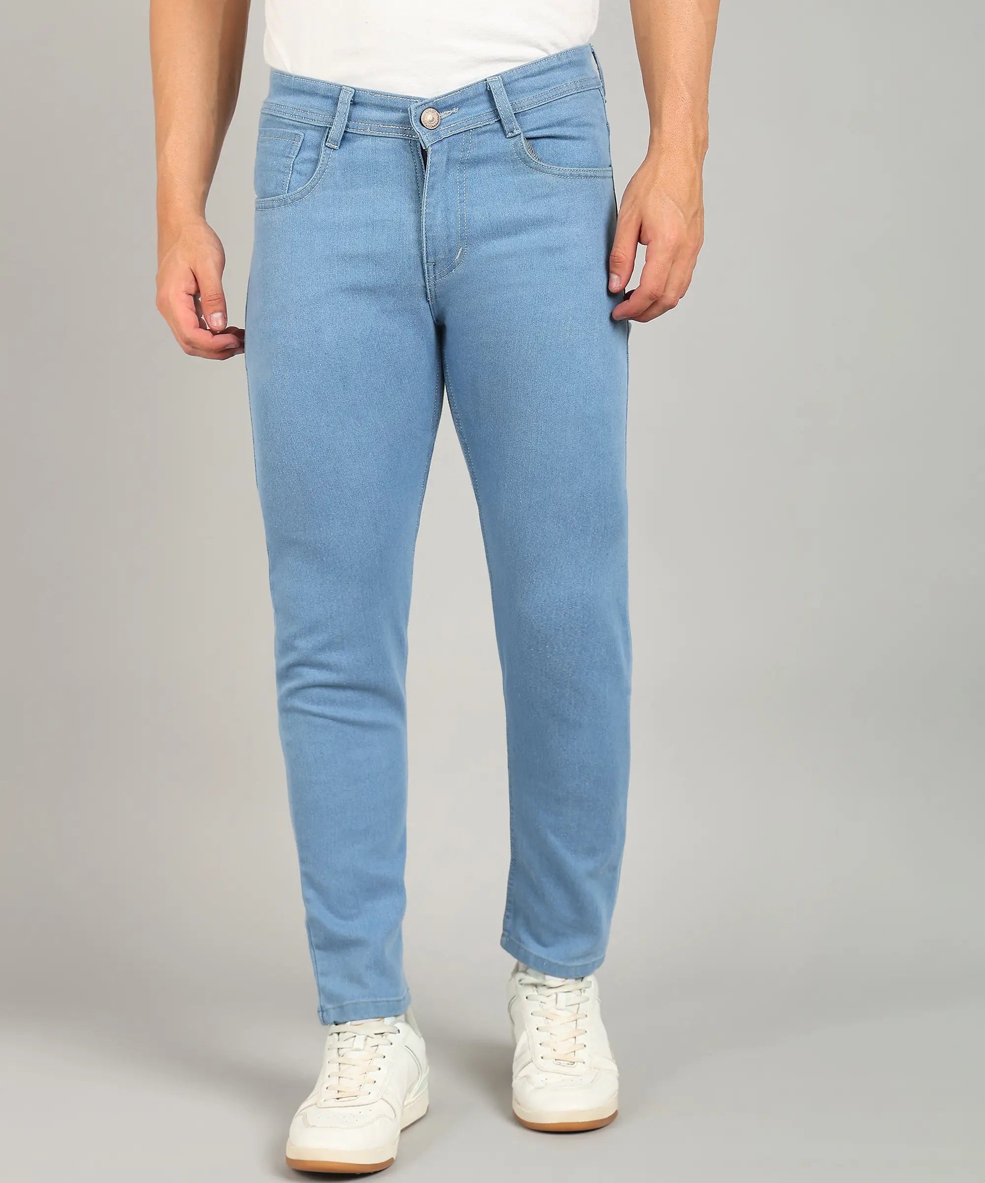 Fashionistaa Relaxed Fit Men Blue Jeans