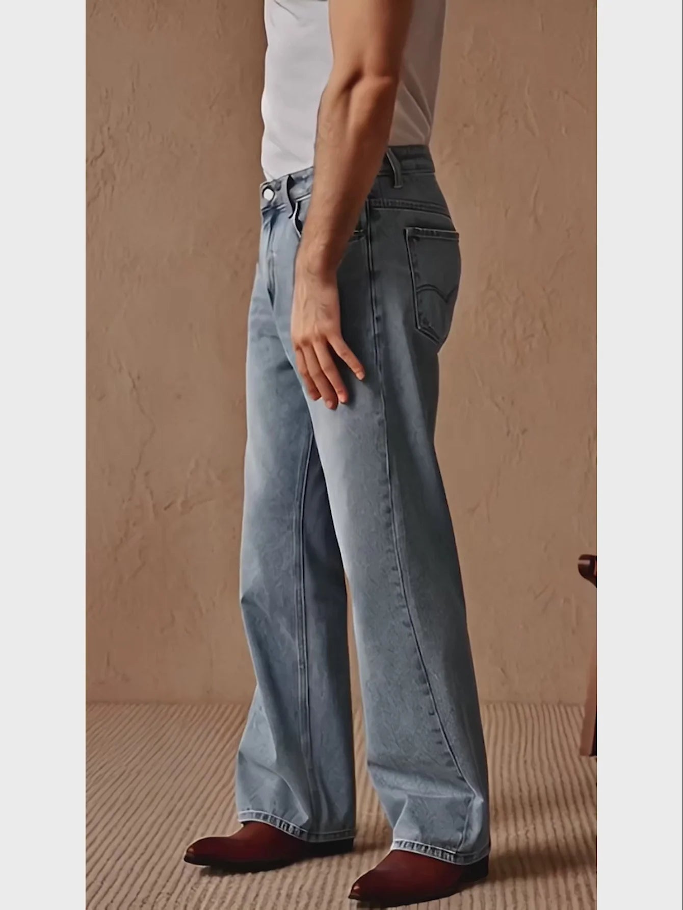 Fashionistaa Loose Fit Men  Blue  Jeans