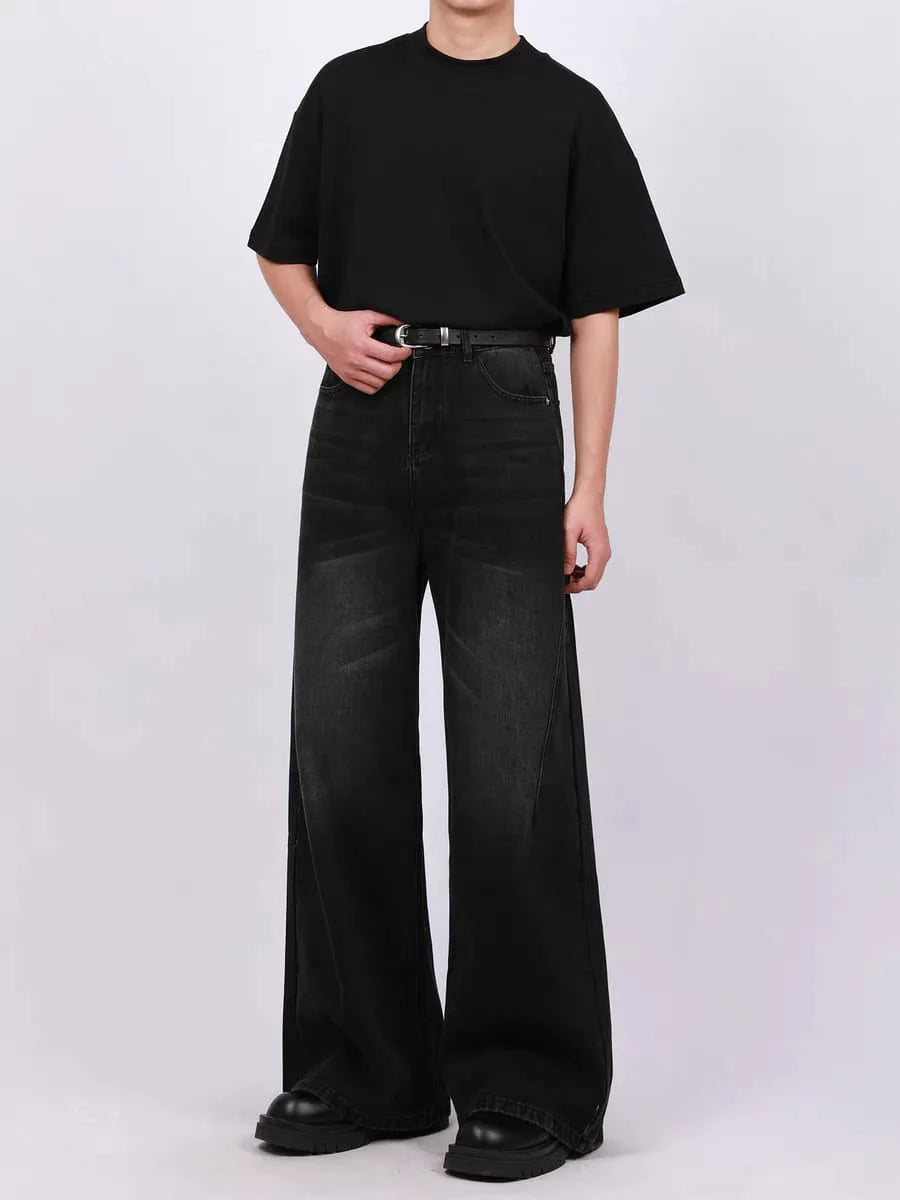Fashionistaa Loose Fit Men  Black  Jeans