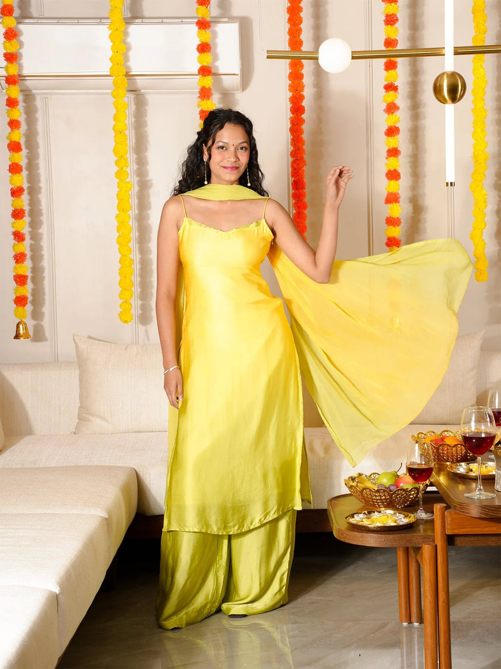 Printed Straight Kurti  CO-ORD Set