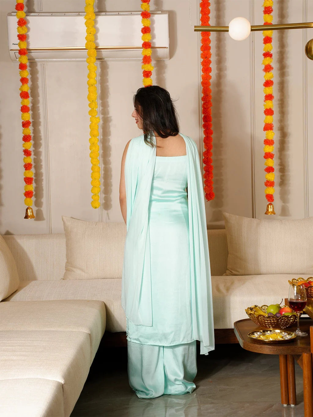 Printed Straight Kurti Set with Dupatta