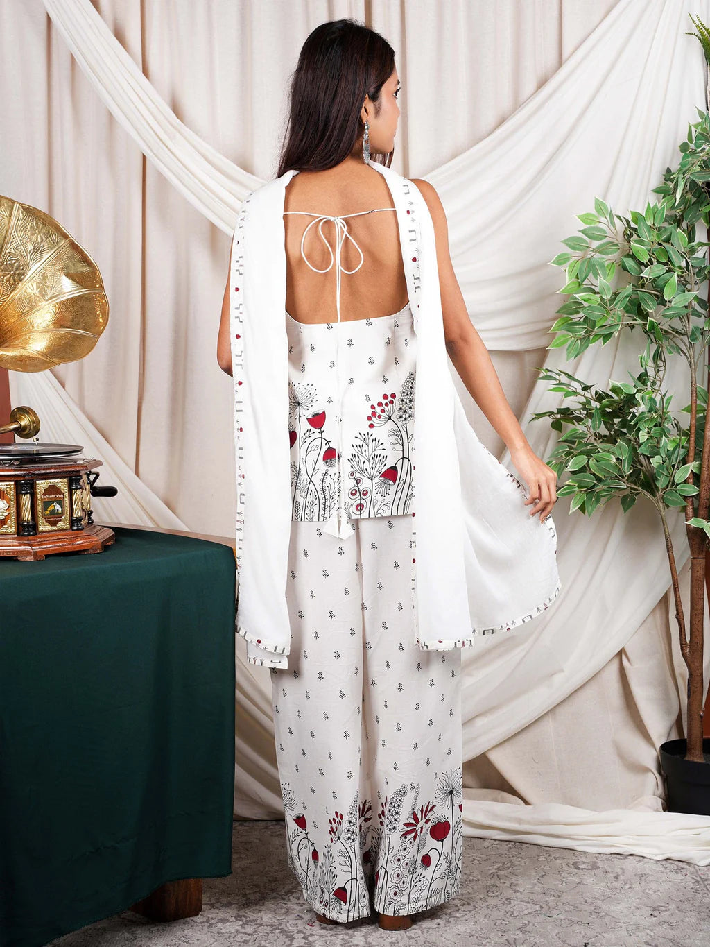 Printed Straight Kurti  CO-ORD Set