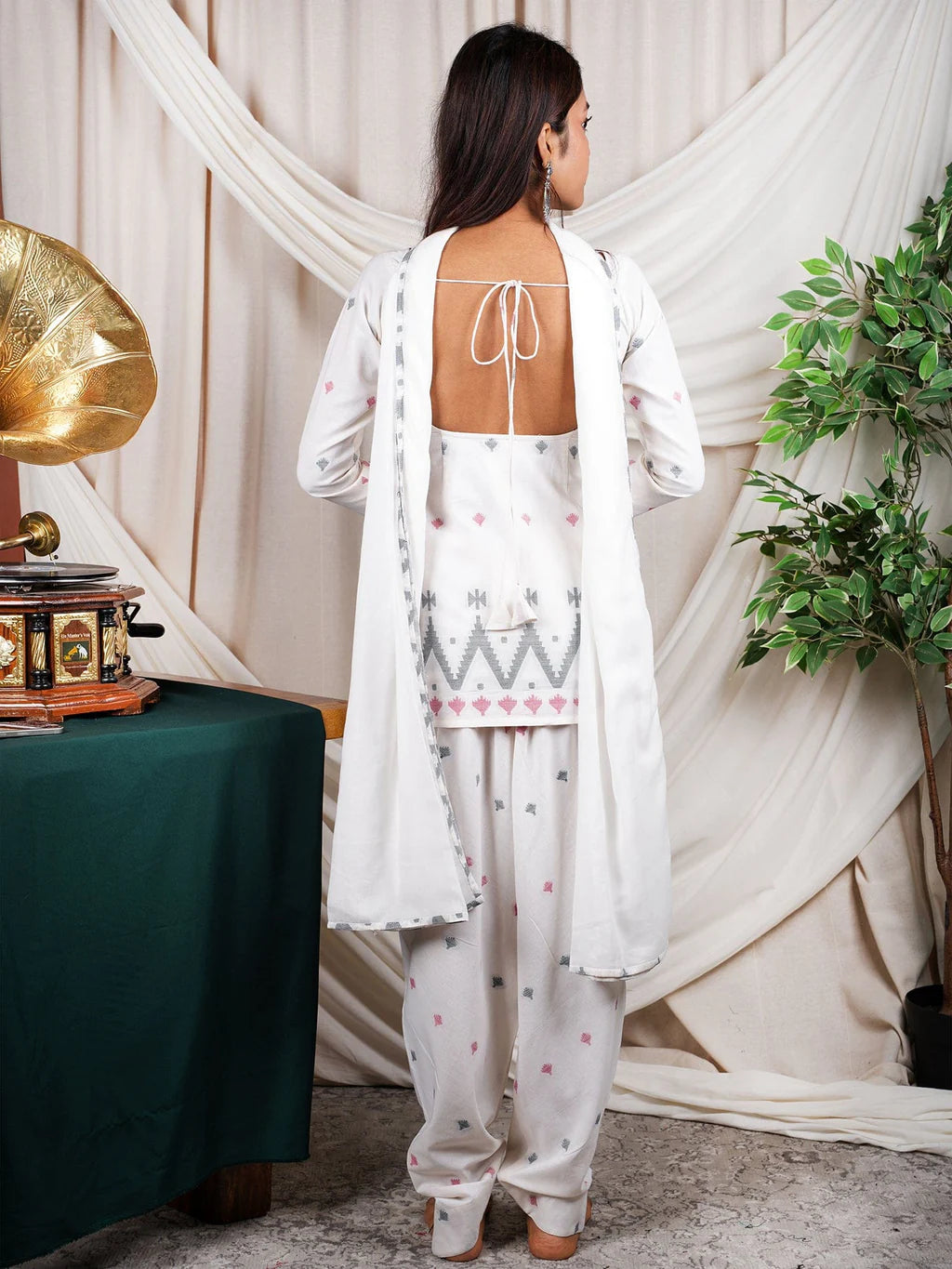 Printed Straight Kurti  CO-ORD Set