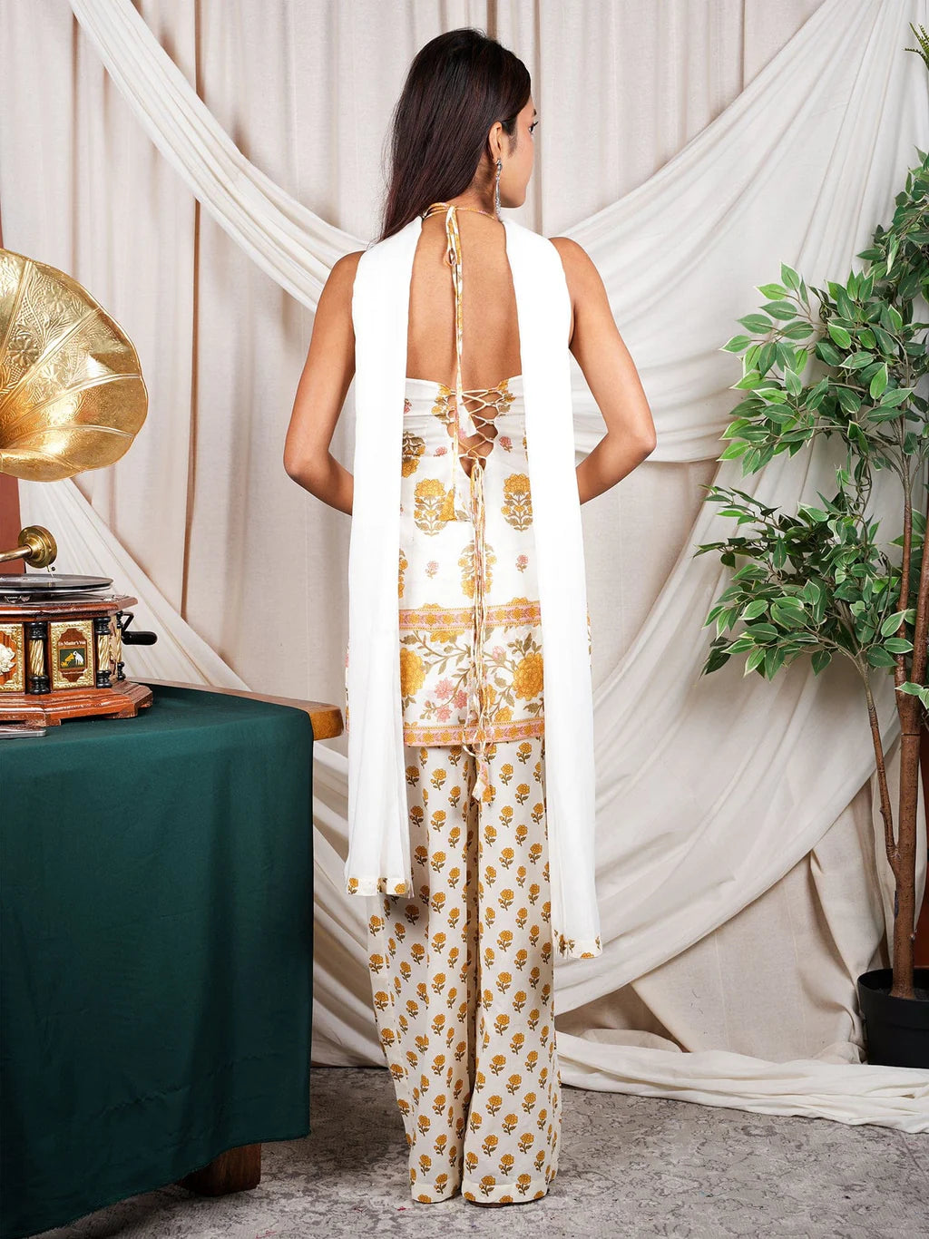 Printed Straight Kurti  CO-ORD Set
