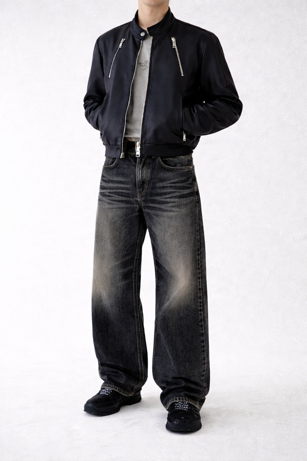 Fashionistaa Loose Fit Men Dark Blue  Jeans
