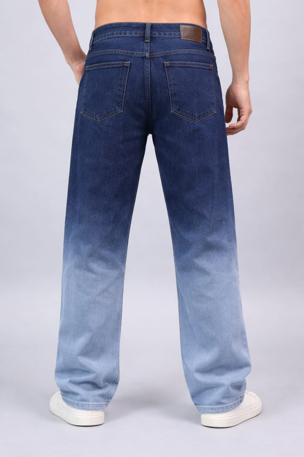 Fashionistaa Loose Fit Men DOUBLE SHADE Jeans