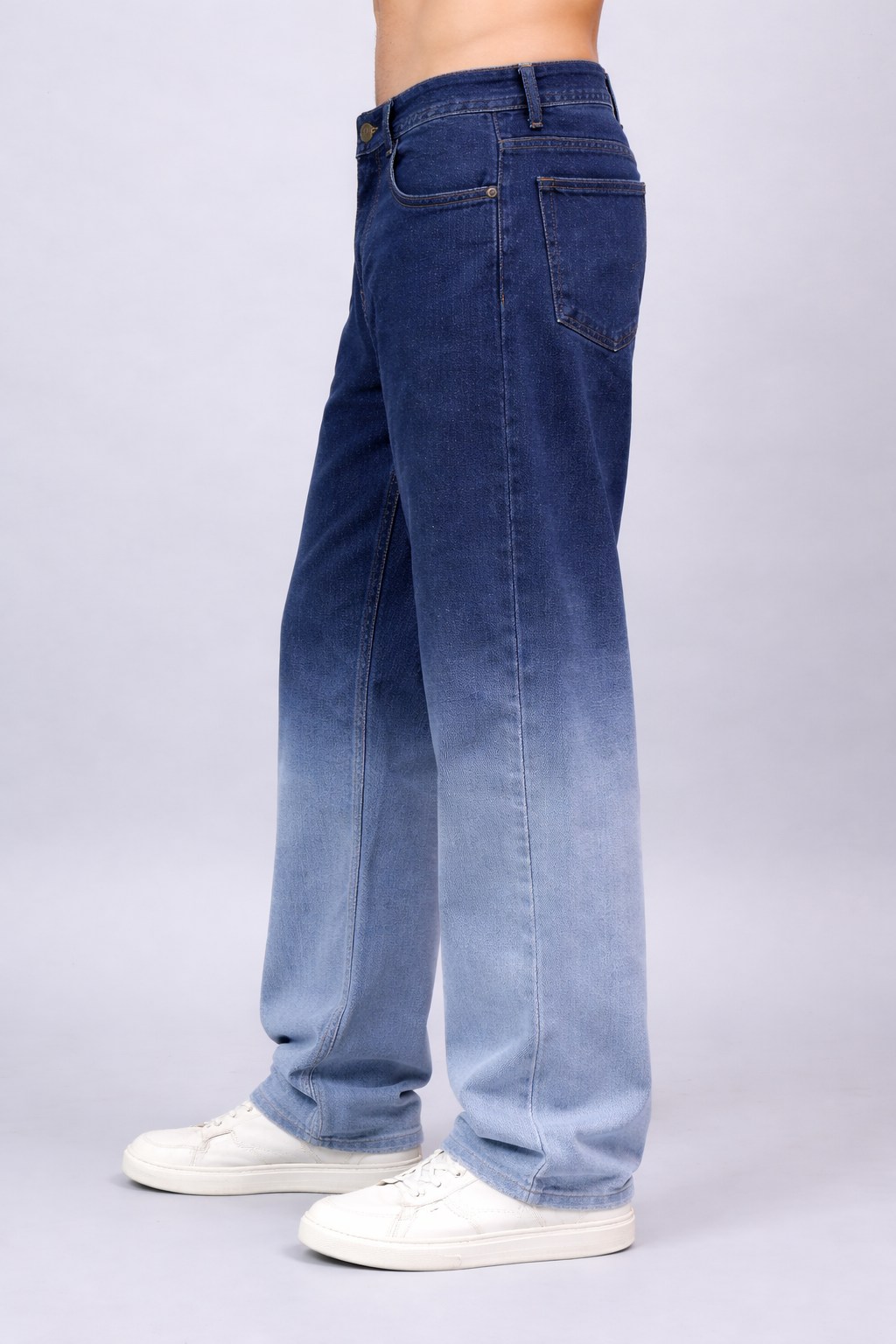 Fashionistaa Loose Fit Men DOUBLE SHADE Jeans