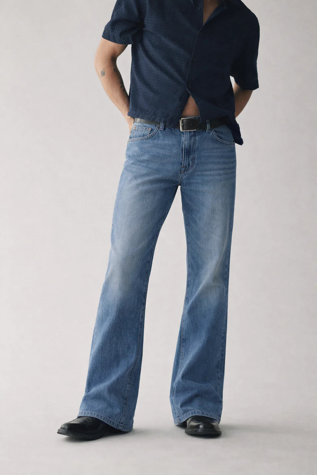 Fashionistaa Loose Fit Men  Blue  Jeans