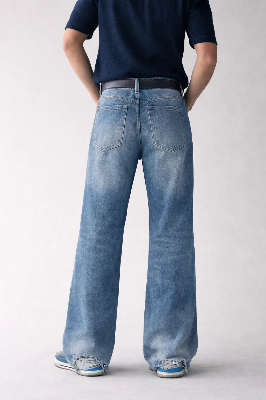 Fashionistaa Loose Fit Men  Blue  Jeans