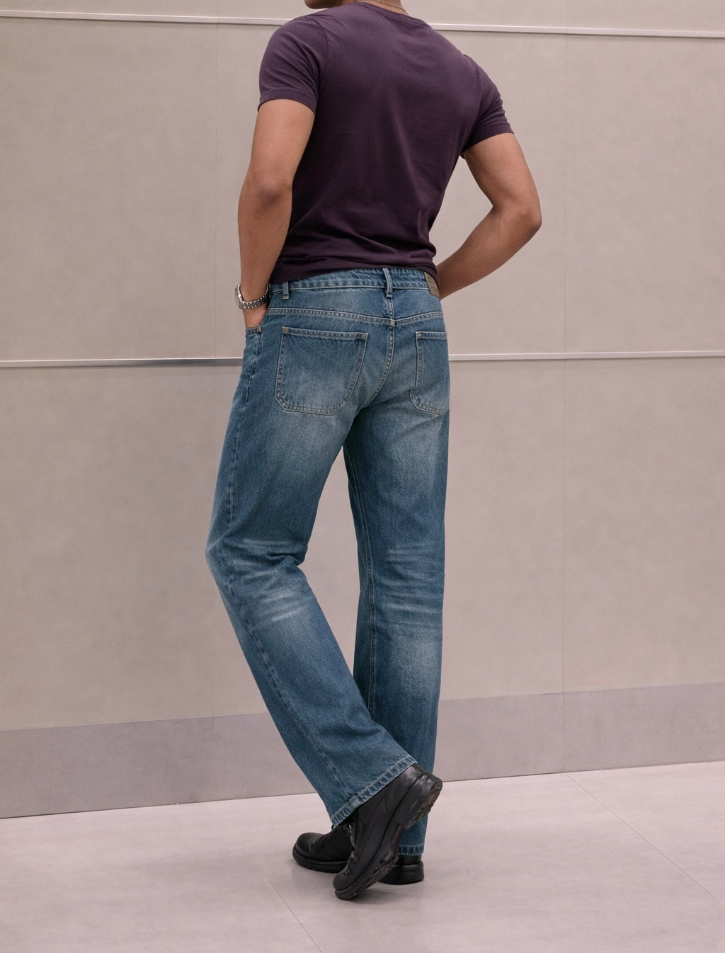 Fashionistaa Loose Fit Men Black  Jeans
