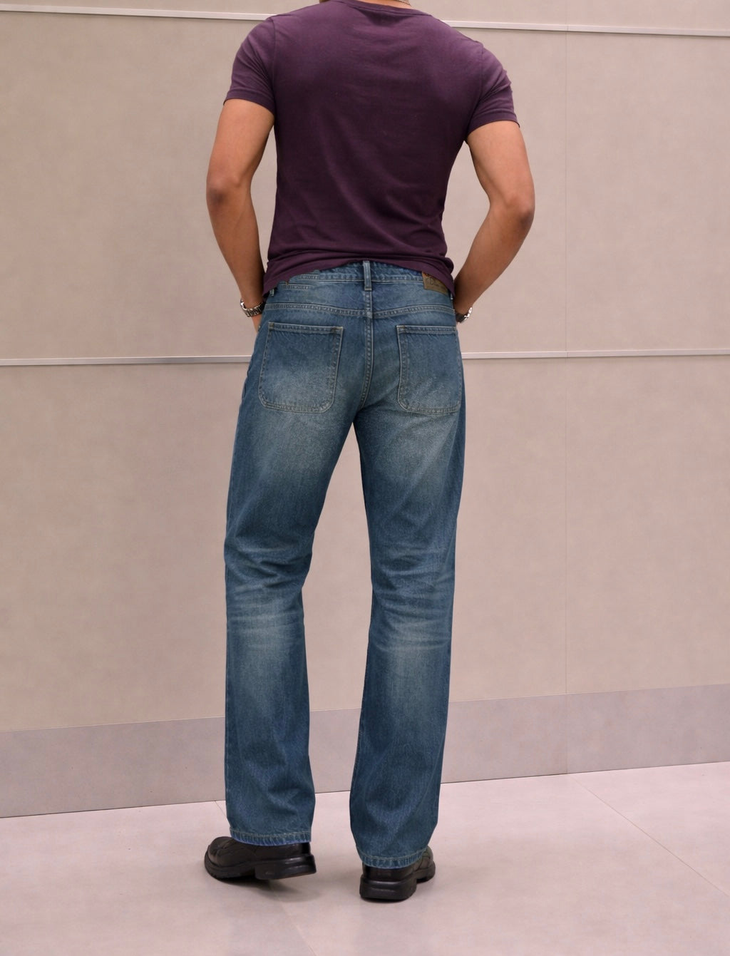 Fashionistaa Loose Fit Men Black  Jeans