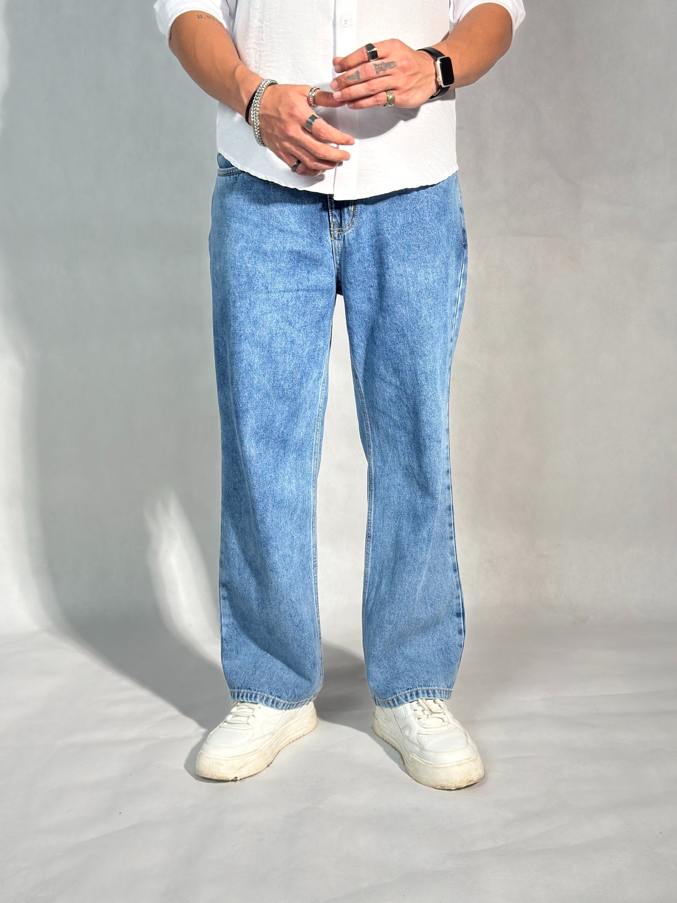 Fashionistaa Loose Fit Men Blue  Jeans