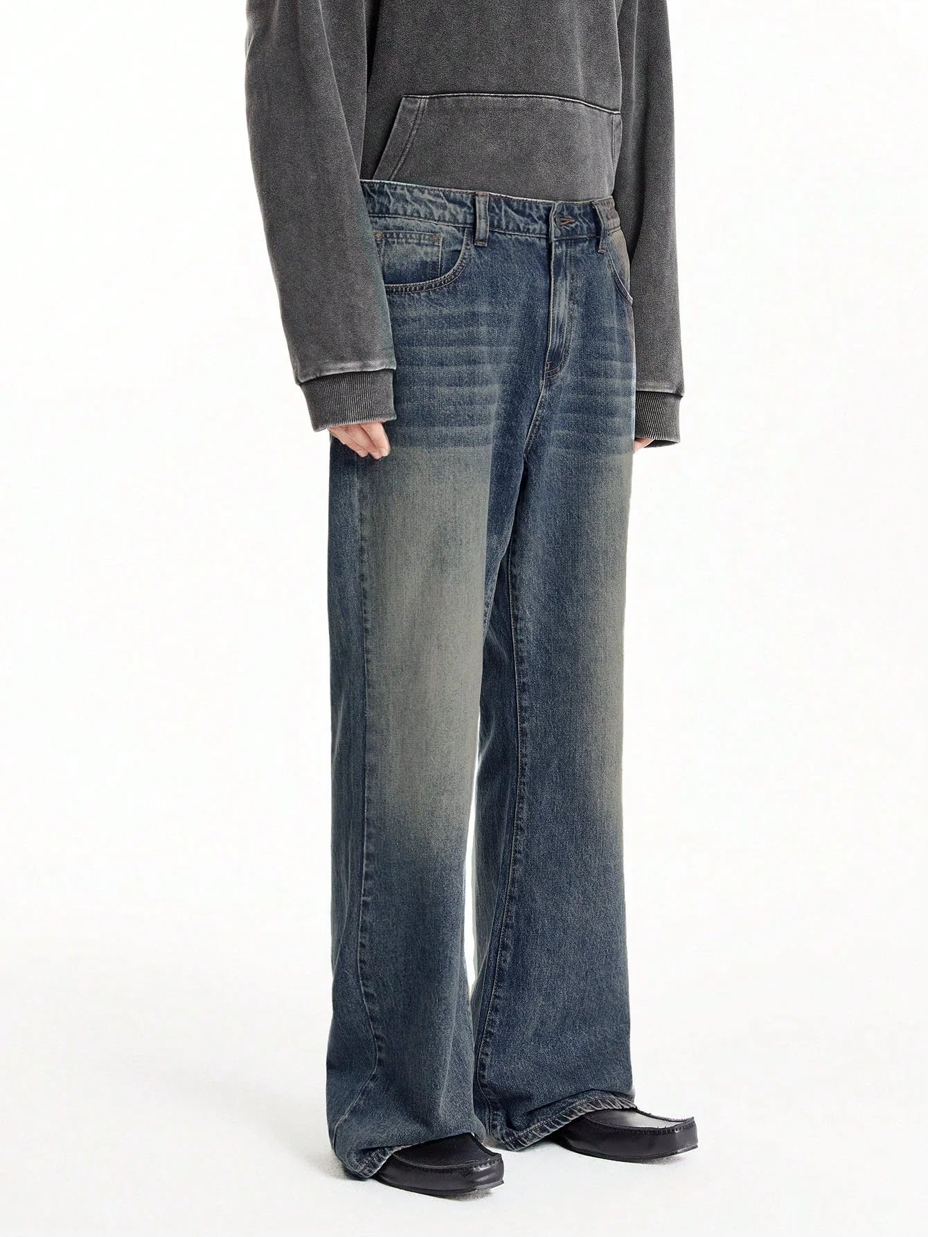 Fashionistaa Loose Fit Men  Blue  Jeans