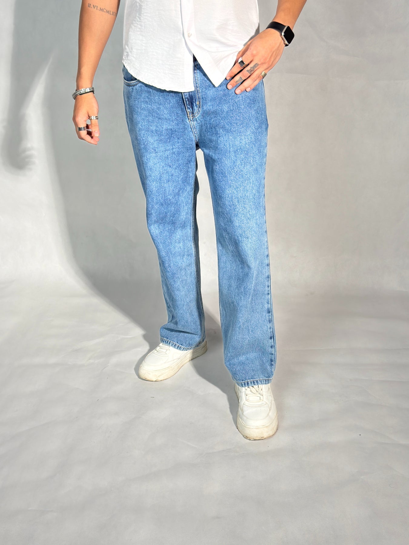 Fashionistaa Loose Fit Men Blue  Jeans