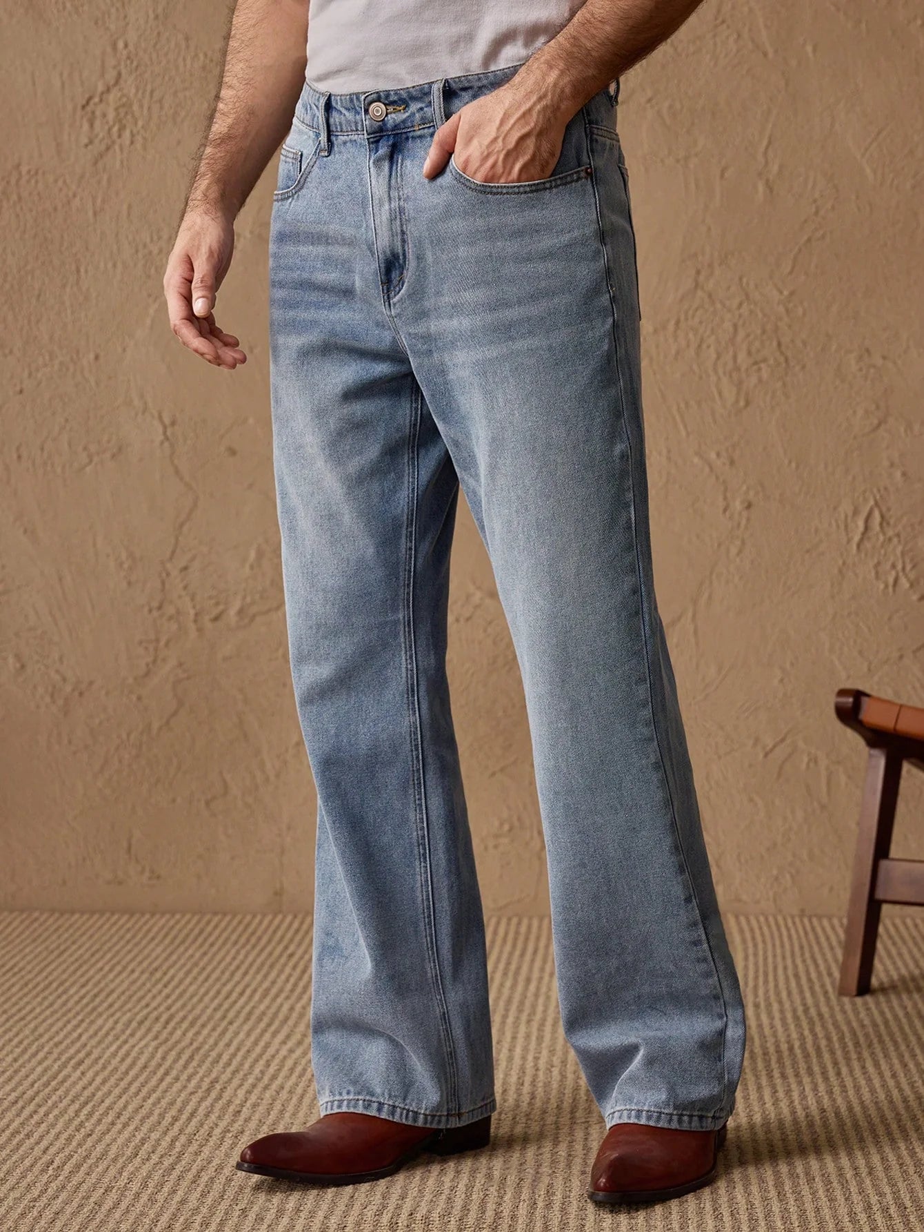Fashionistaa Loose Fit Men  Blue  Jeans