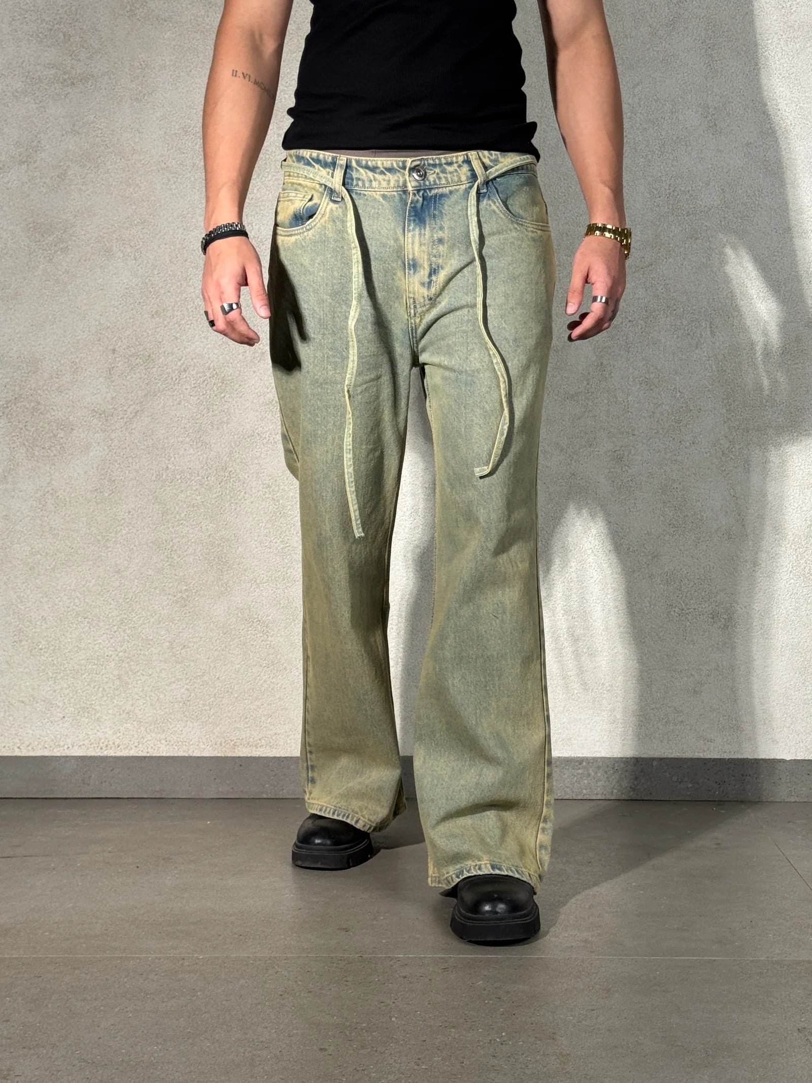 Fashionistaa Loose Fit Men  Blue  Jeans