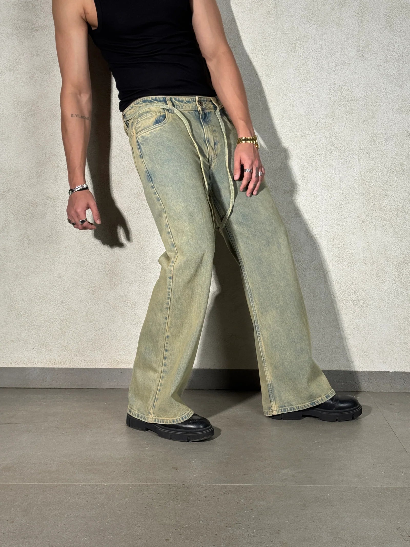 Fashionistaa Loose Fit Men  Blue  Jeans