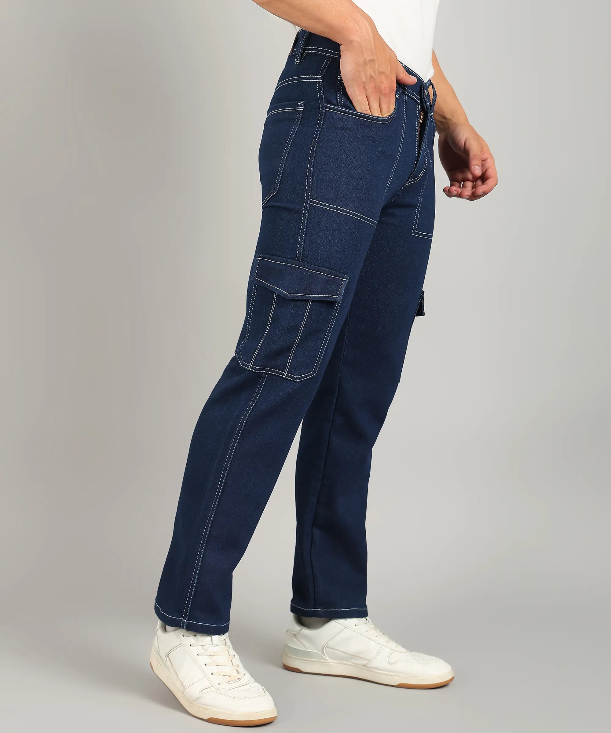Fashionistaa Men Lycra Cargos