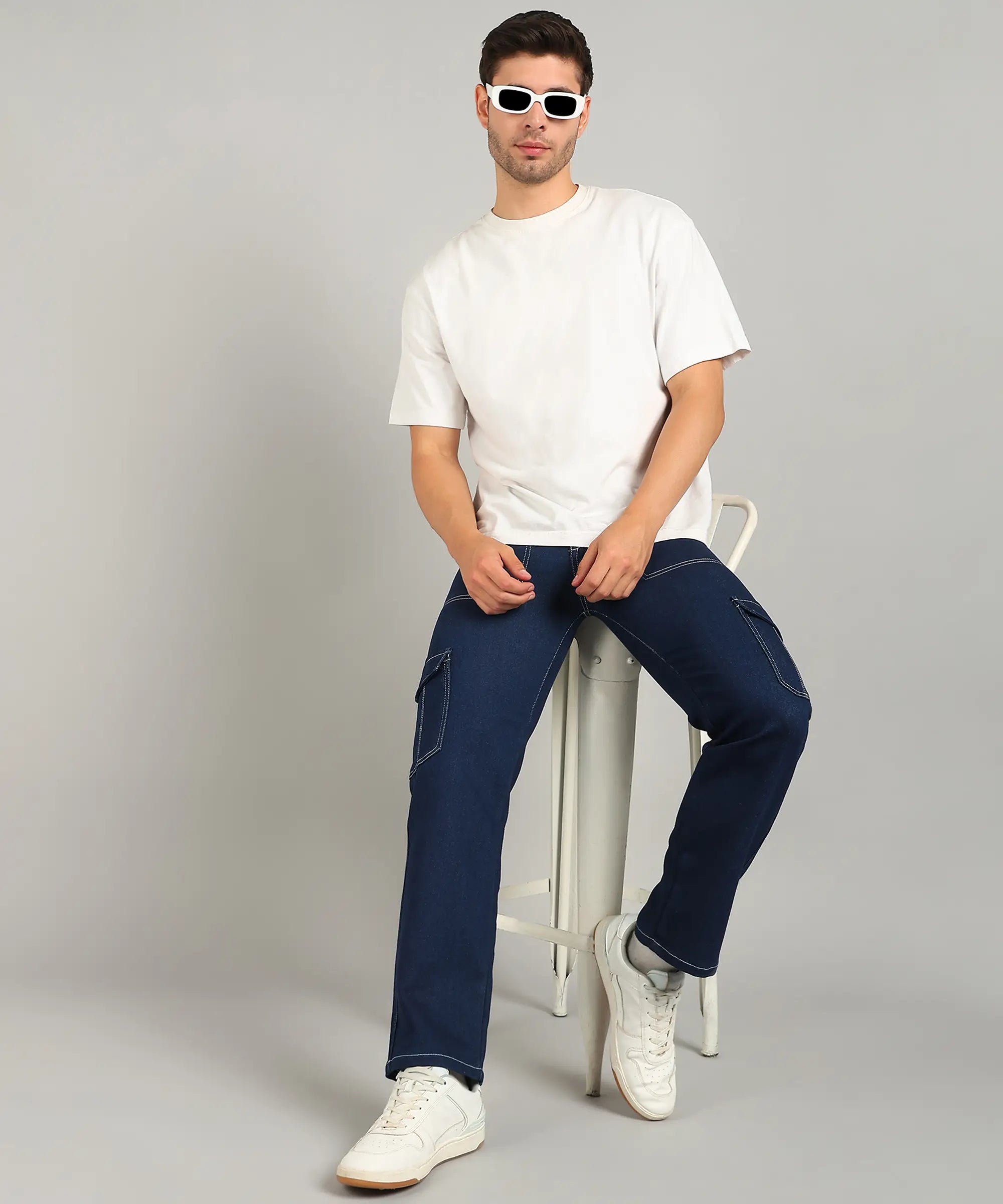 Fashionistaa Men Lycra Cargos