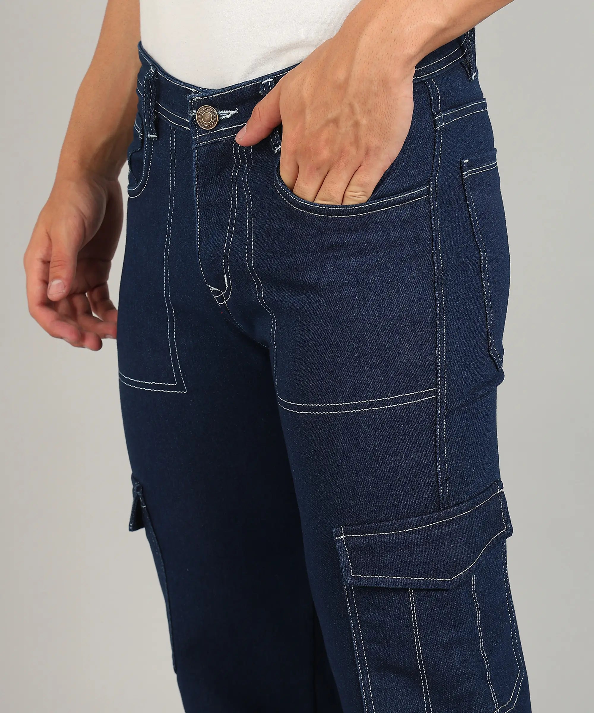 Fashionistaa Men Lycra Cargos
