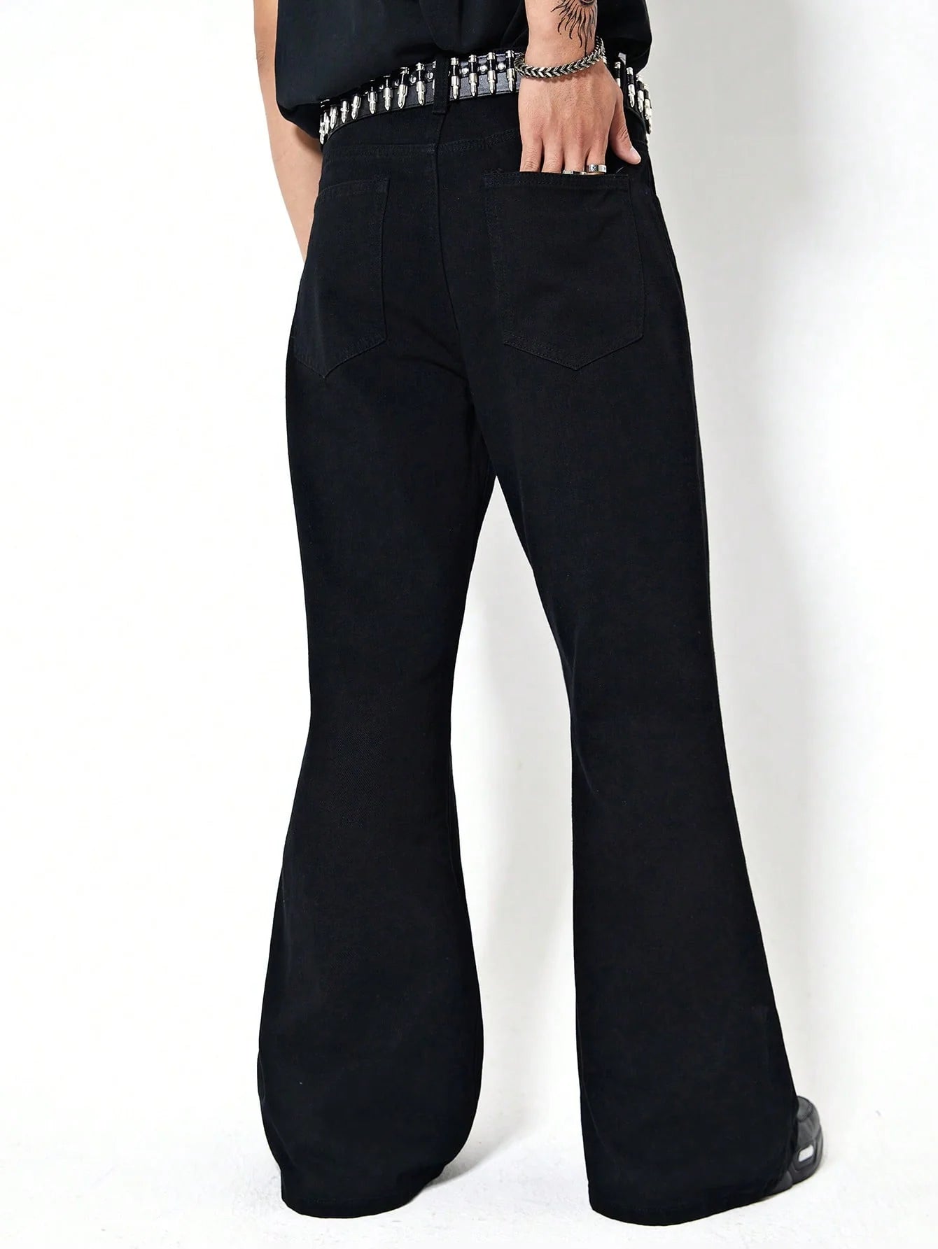 Fashionistaa Loose Fit Men  Black  Jeans