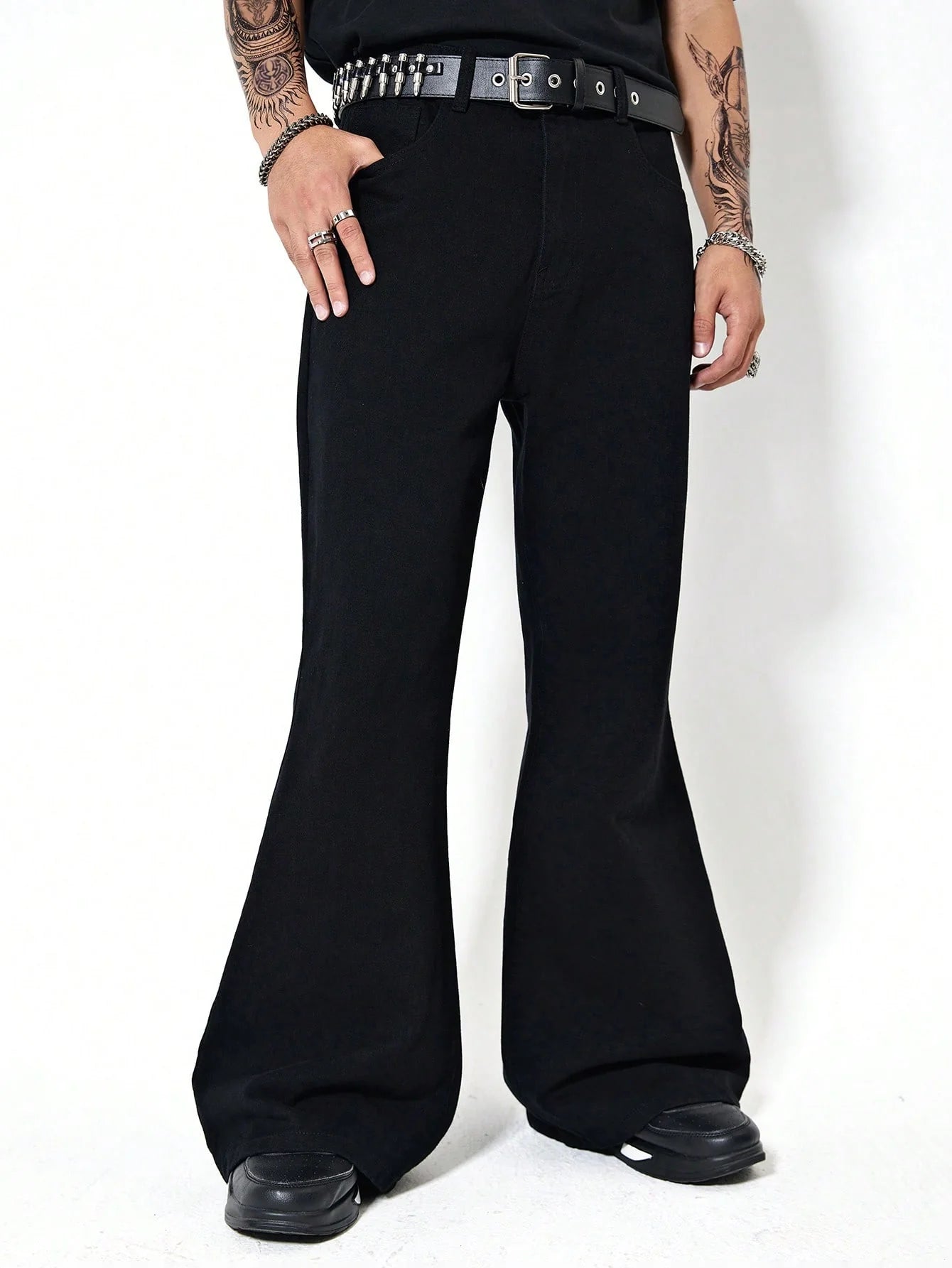 Fashionistaa Loose Fit Men  Black  Jeans