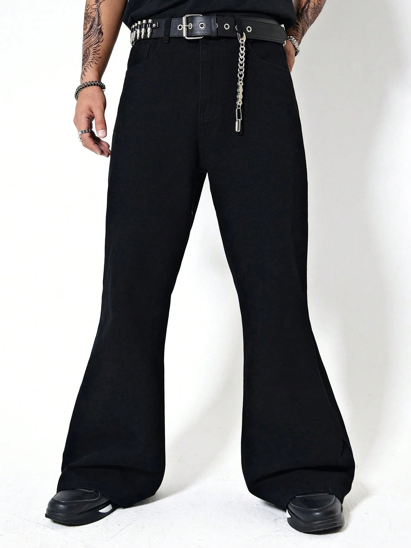 Fashionistaa Loose Fit Men  Black  Jeans