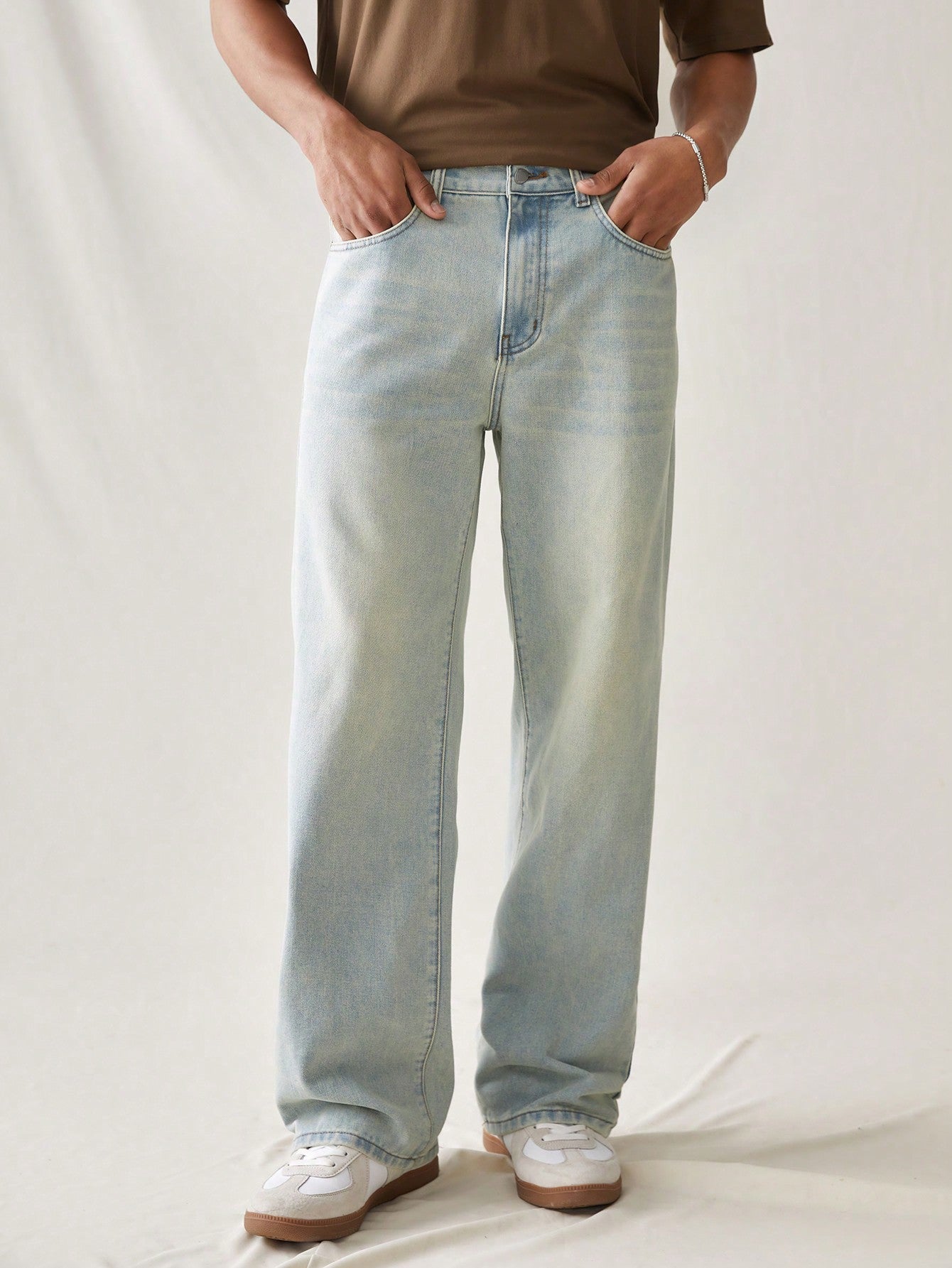 Fashionistaa Loose Fit Men Black Jeans