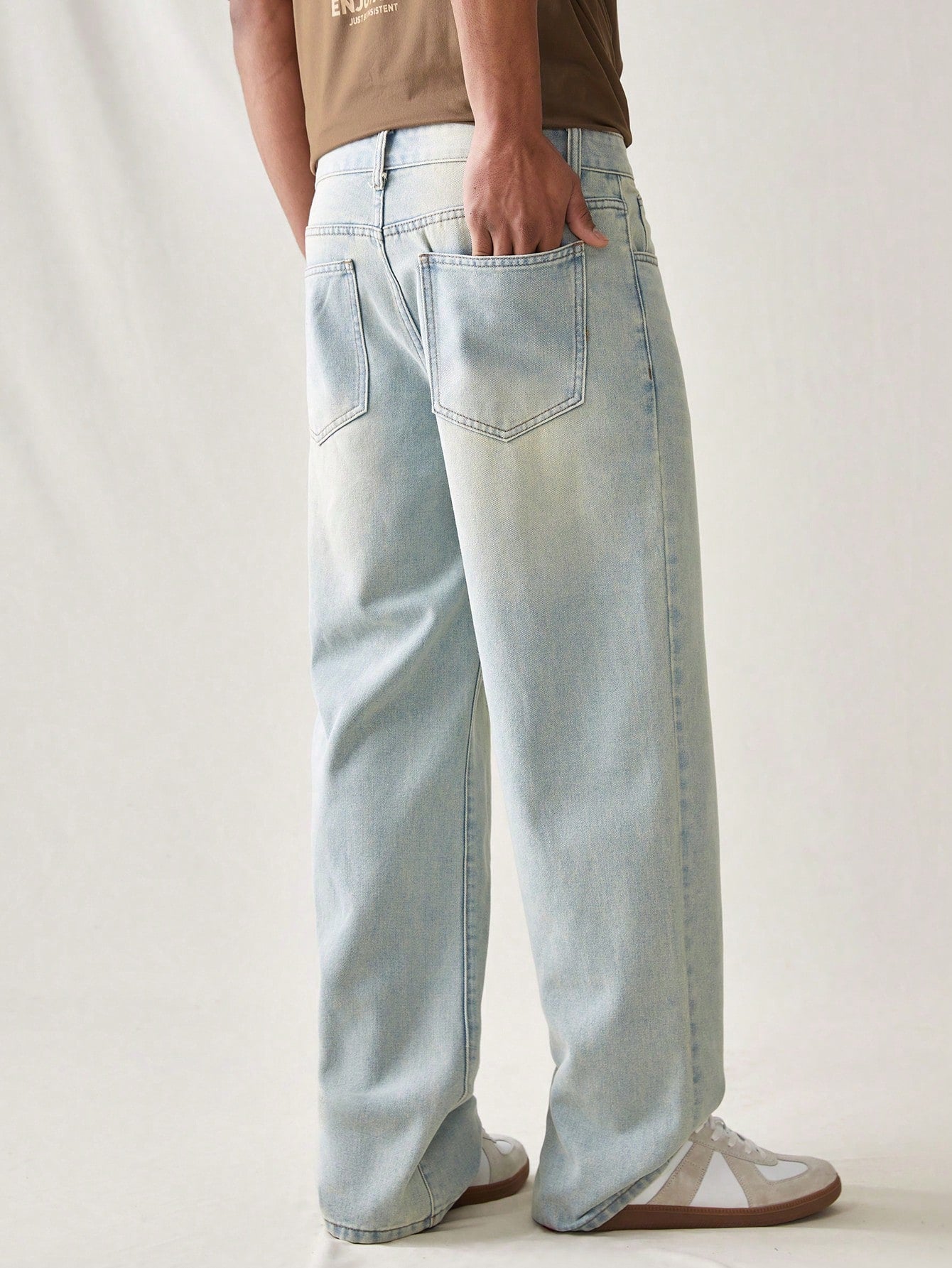 Fashionistaa Loose Fit Men Black Jeans