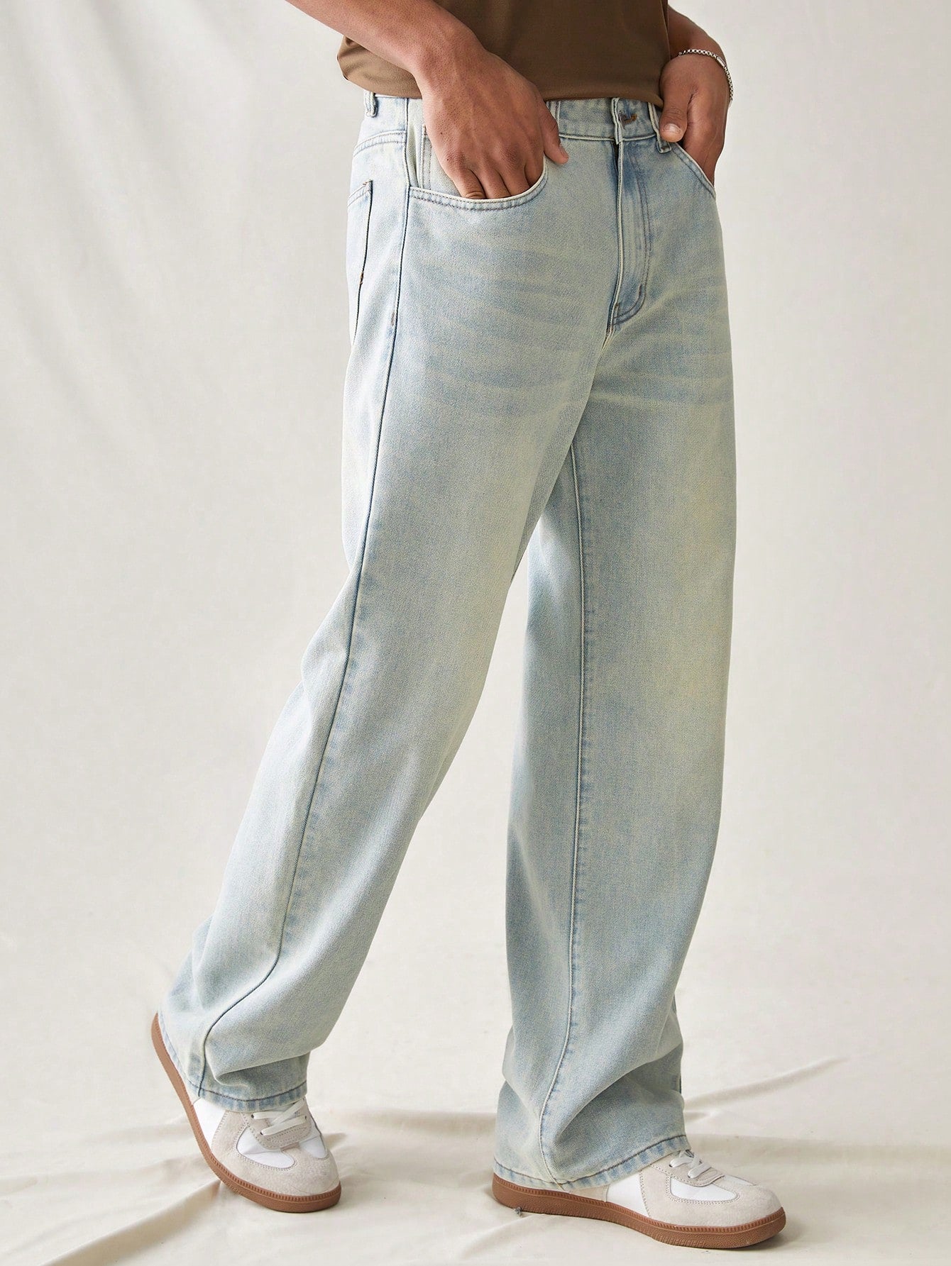 Fashionistaa Loose Fit Men Black Jeans