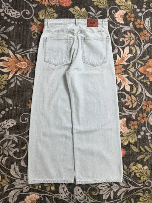 Fashionistaa Baggy Fit Men Light Blue Jeans