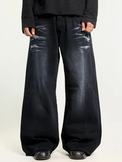 Fashionistaa Baggy Fit Men DOUBLE SHADE Jeans