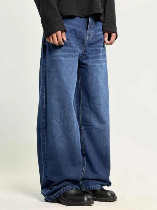 Fashionistaa Baggy Fit Men DOUBLE SHADE Jeans