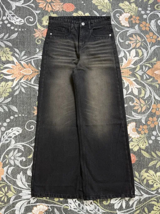 Fashionistaa Baggy Fit Men light Grey Jeans...