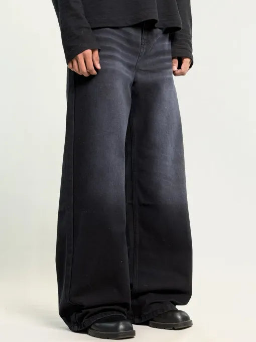 Fashionistaa  Baggy Fit Men Light Blue Jeans