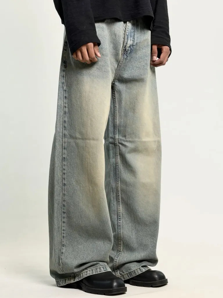 Fashionistaa Baggy Fit Men Baggy Black Jeans