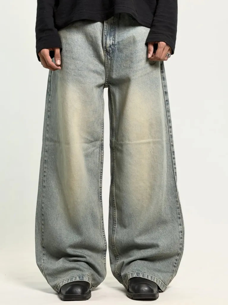 Fashionistaa Baggy Fit Men Baggy Black Jeans