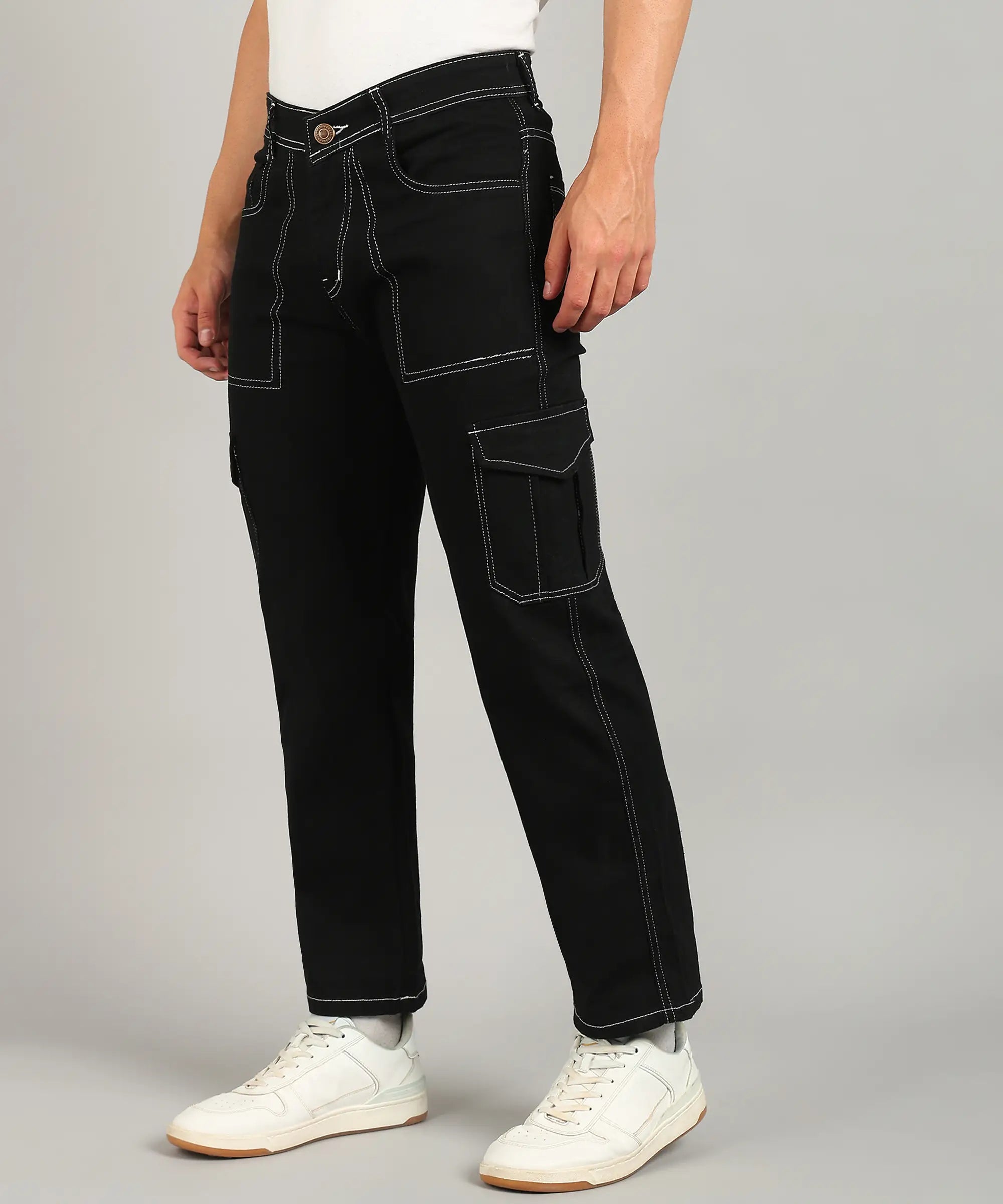 Fashionistaa  Men Lycra Cargos