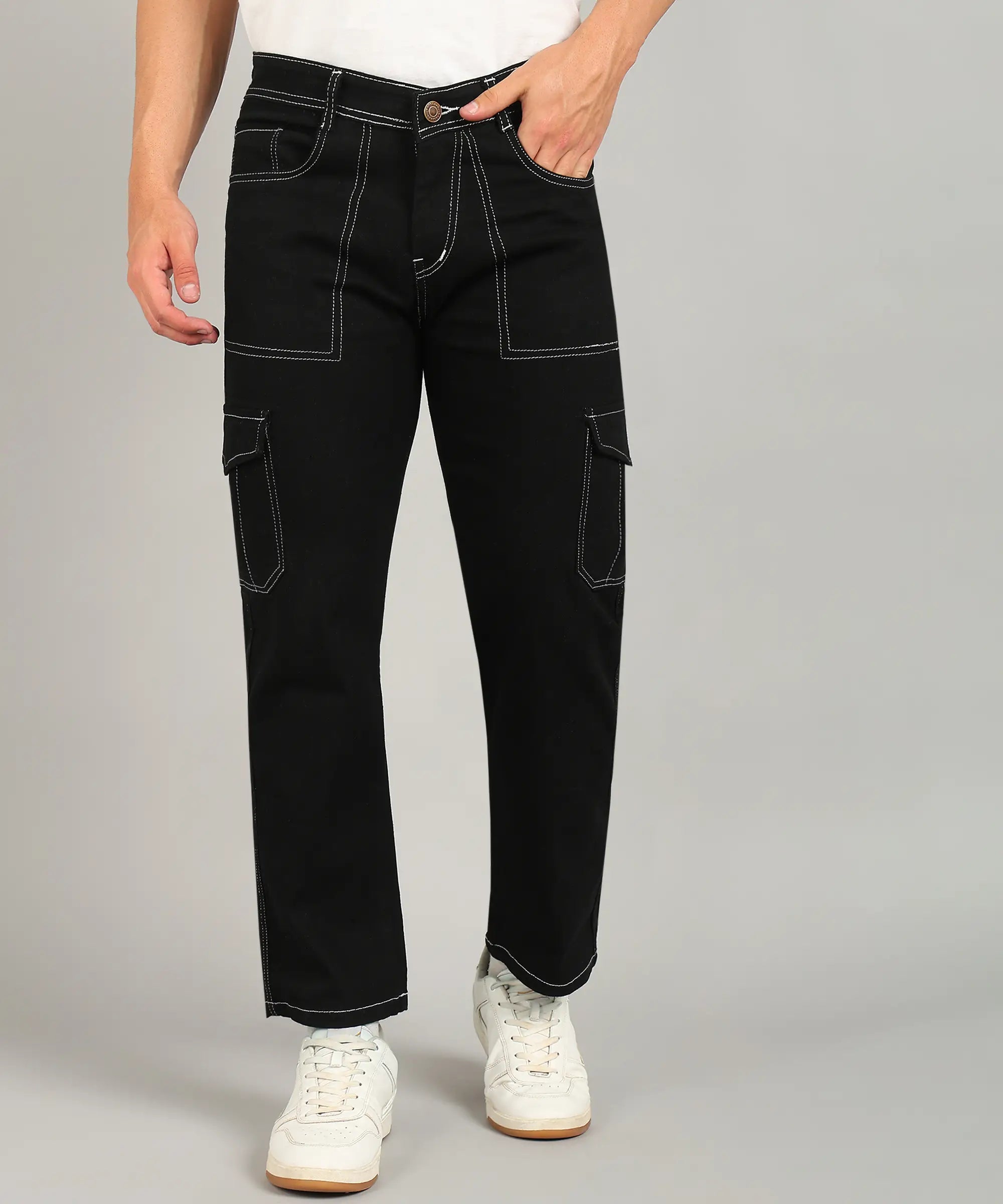 Fashionistaa  Men Lycra Cargos